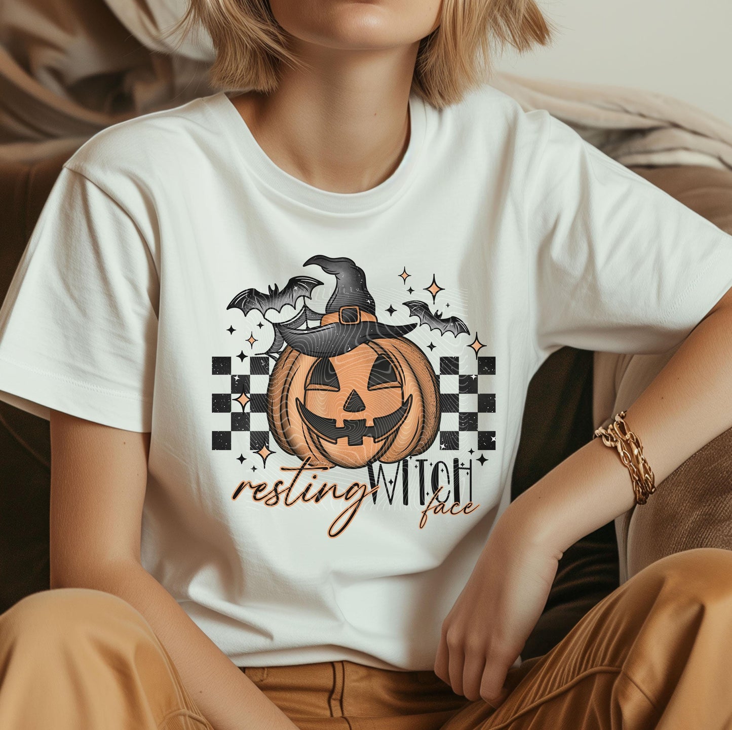 Resting Witch Face DTF Transfers, Halloween DTF Transfers Ready For Press, Bats DTF Prints, Spooky Season Dtf Transfers, Pumpkins Dtf Prints
