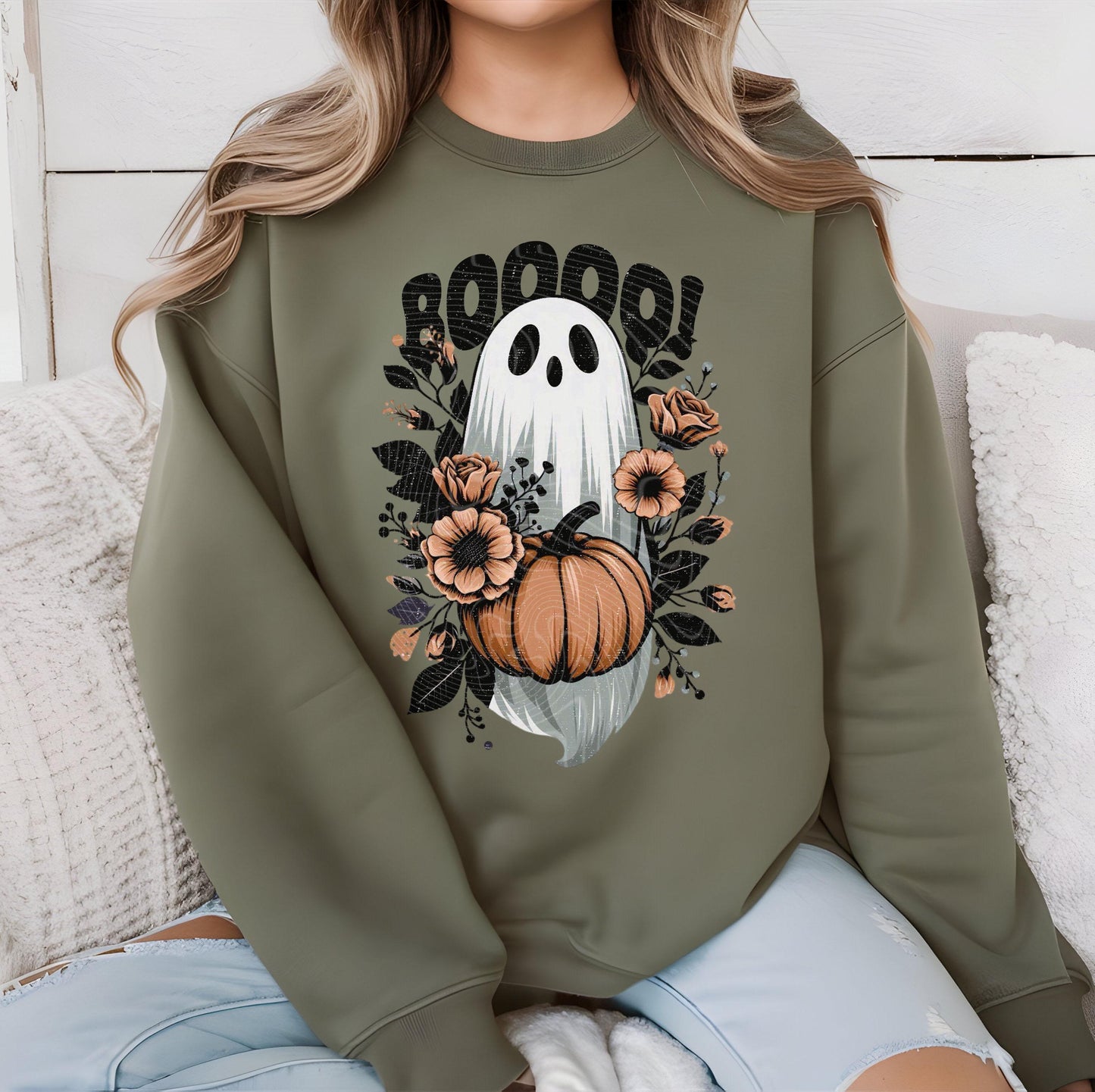 Spooky Season DTF Transfers, Cute Ghost Dtf Transfer, Halloween DTF Transfer Ready For Press, Heat Press Transfer, Pumpkin Dtf, Retro Spooky