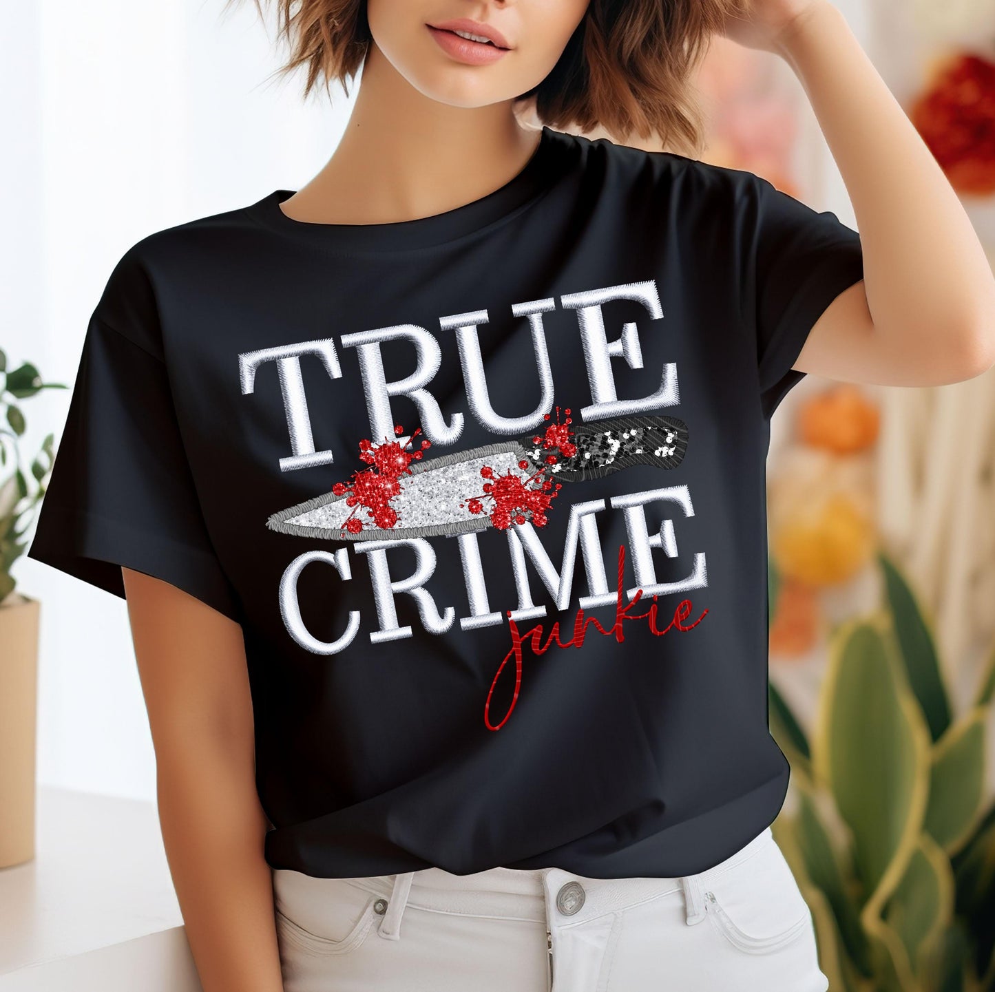 True Crime Junkie DTF Transfer, Horror DTF, Can't Stop, Won't Stop DTF Transfer Ready For Press, Heat Press Transfer, True Crime Social Club