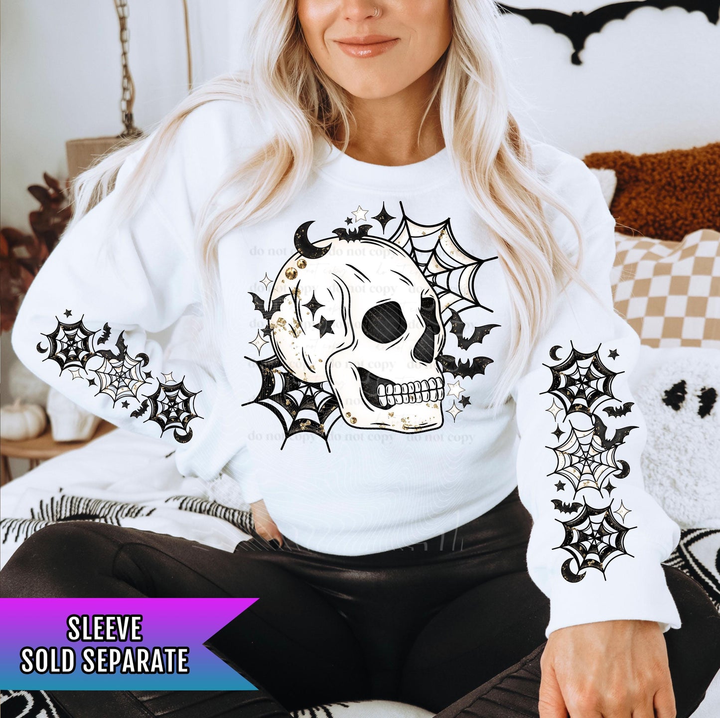 Halloween Skull DTF Transfers, Skeleton Dtf Transfers, Halloween DTF Transfers Ready For Press, Spooky DTF, Heat Press Transfers, Spider Dtf