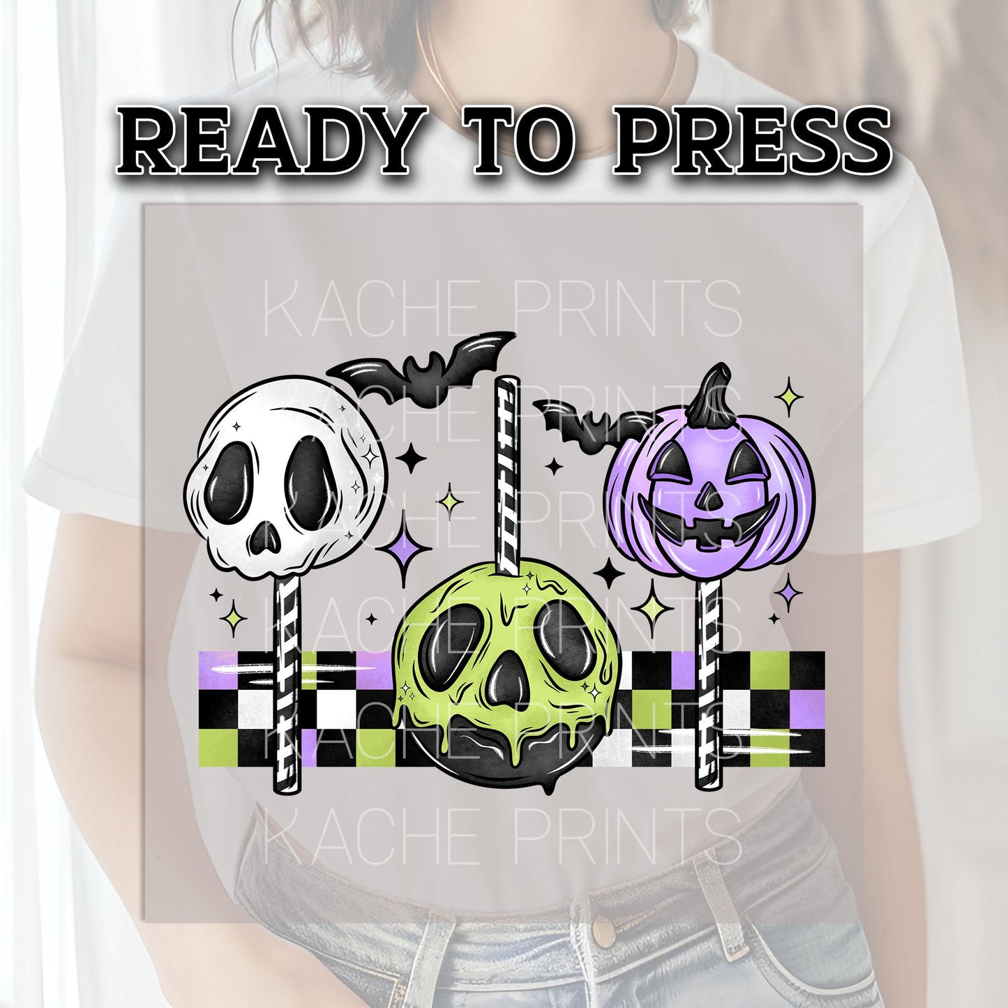 A Little Sweet Very Spooky DTF Transfers, Halloween DTF Transfer Ready For Press, Spooky Pops DTF Prints, Spooky Season, Heat Press Transfer