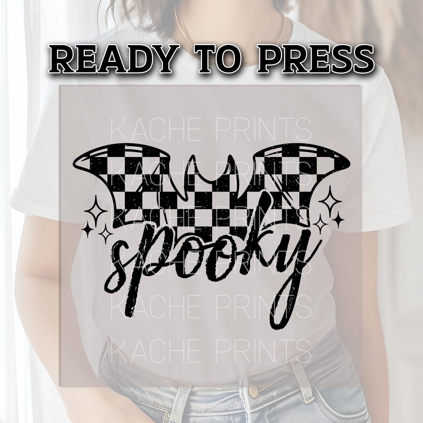 Spooky Bat DTF Transfers, Bats Dtf Transfers, Halloween DTF Transfers Ready For Press, Spooky Season, Heat Press Transfers, Horror Dtf Print