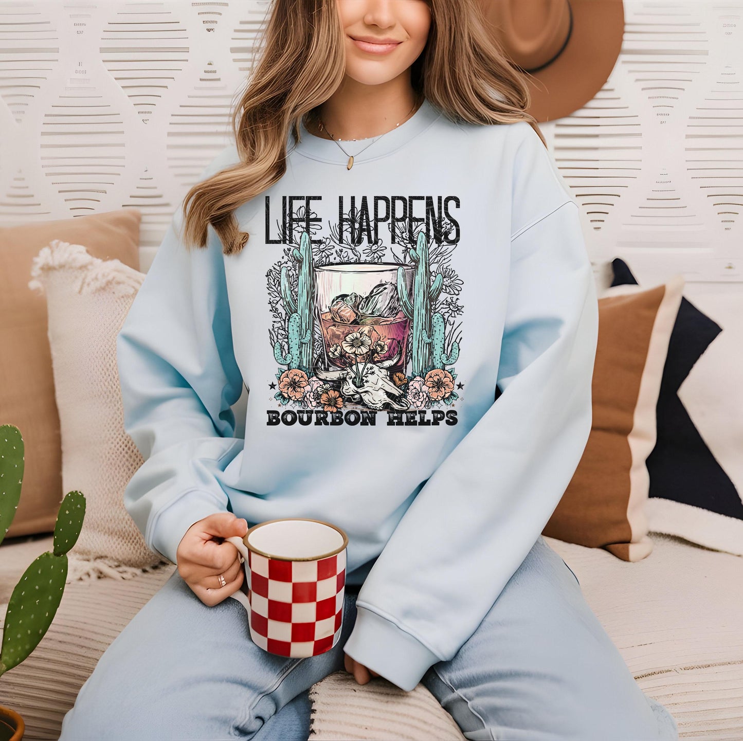 Life Happens Bourbon Helps DTF Transfers Ready For Press, Bourbon Lover DTF Transfers, Whiskey DTF, Heat Press Transfers, Sip, Relax, Repeat