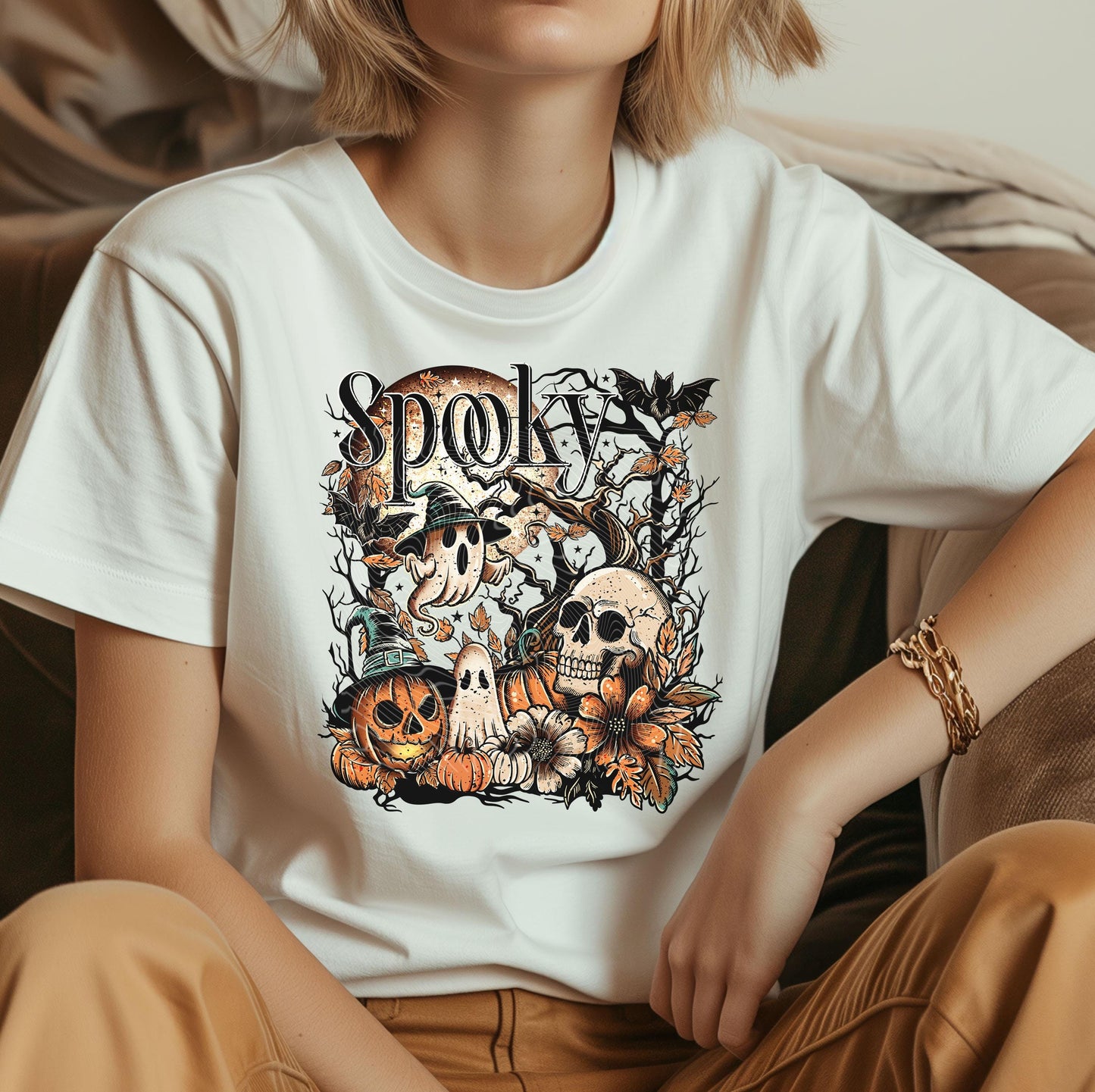 Halloween Gang Sheet, Ghost DTF Transfers, Halloween DTF Transfer Ready For Press, Halloween Premade Gang Sheet, Halloween Dtf Prints, Boo