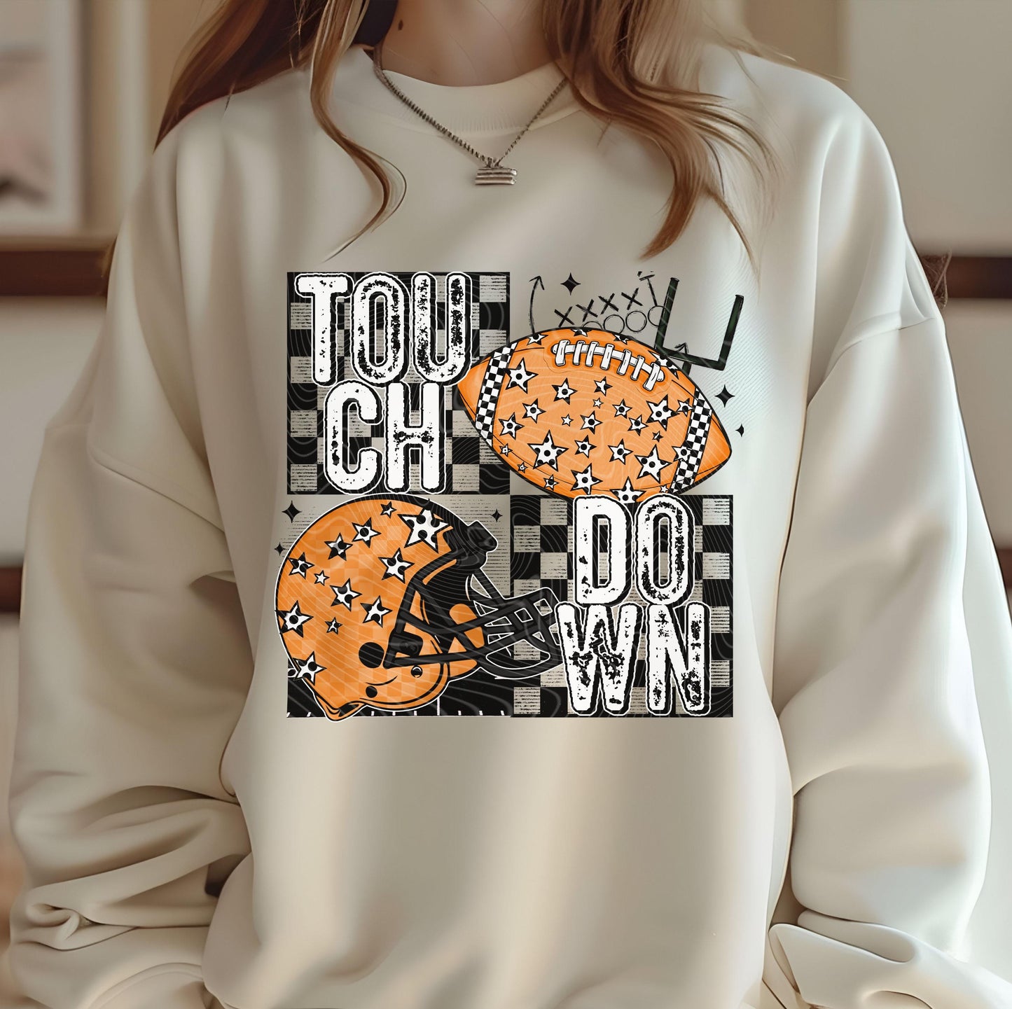 Touch Down Season DTF Transfer, Football Transfer Ready For Press, Heat Press Transfer, Game Day Dtf Print, Sport Dtf Prints, Direct To Film