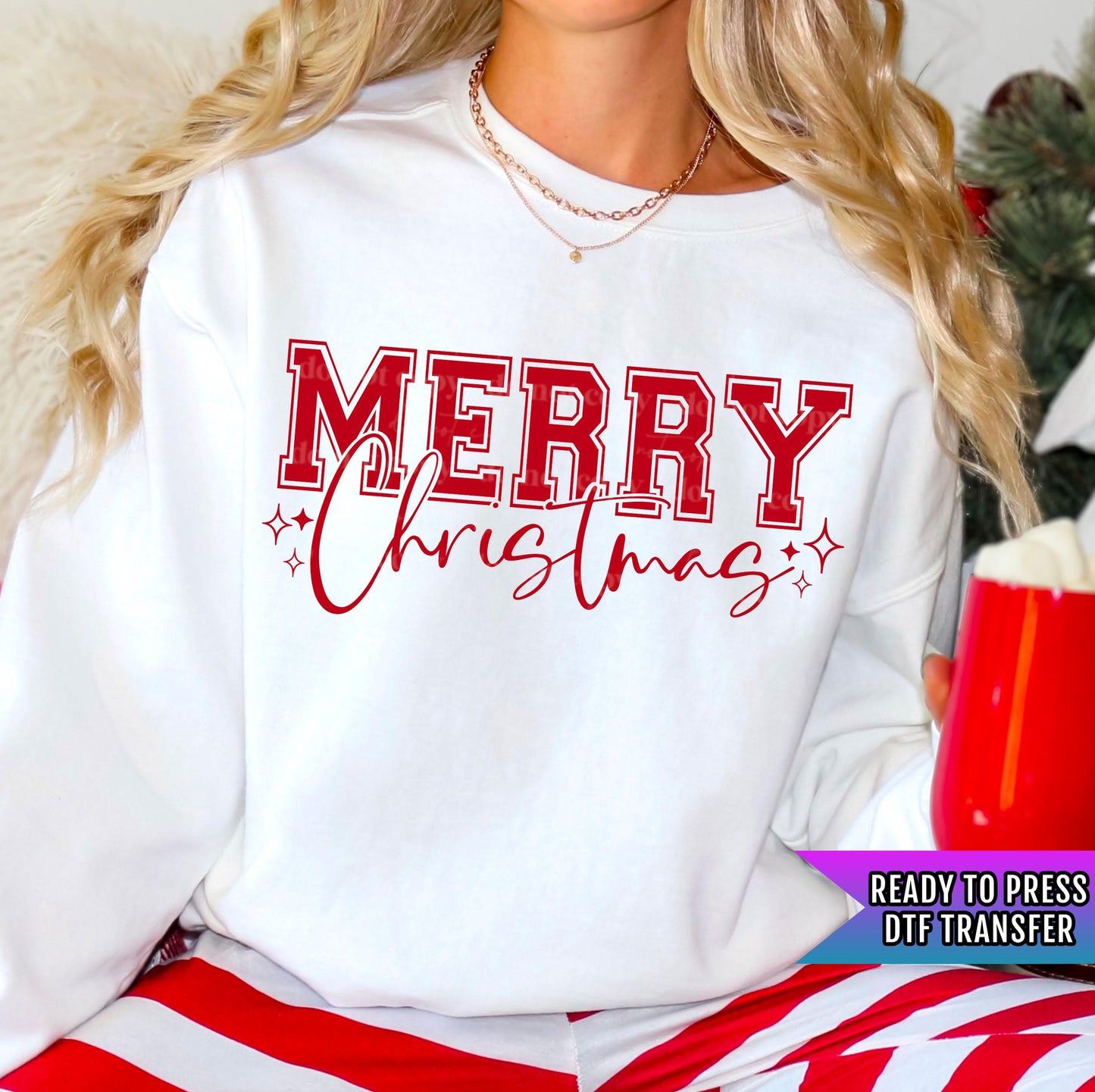 Merry Christmas DTF Transfers Ready For Press, Christmas DTF Prints, Heat Press Transfers, Winter, Direct To Film, Happy Holidays Dtf Prints