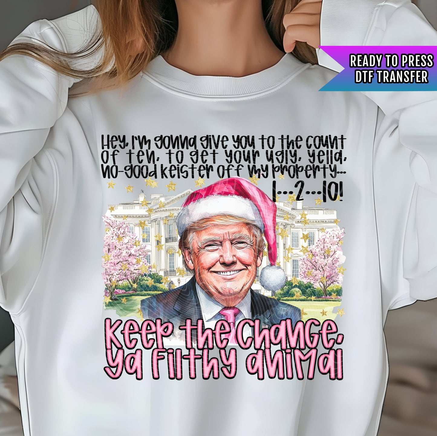 Trump DTF Transfer, Trump Ready to Press, Trump Transfers, Trump Heat Transfer, Trump 2024, President DTF Prints, Daddy's Home Dtf Transfer
