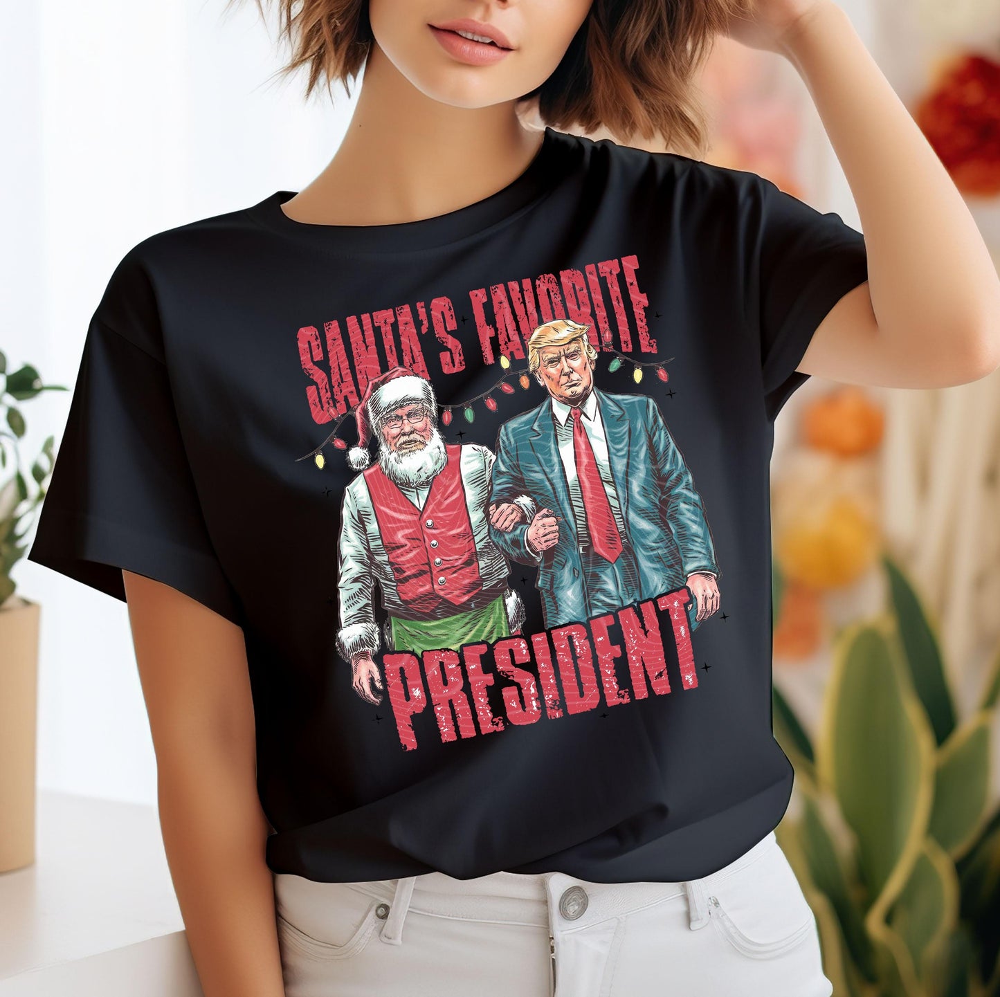 Santa's Favorite President DTF Transfers, Trump Ready to Press, Trump Dtf Prints, Trump Heat Transfers, Heat Press Transfers, Direct To Film