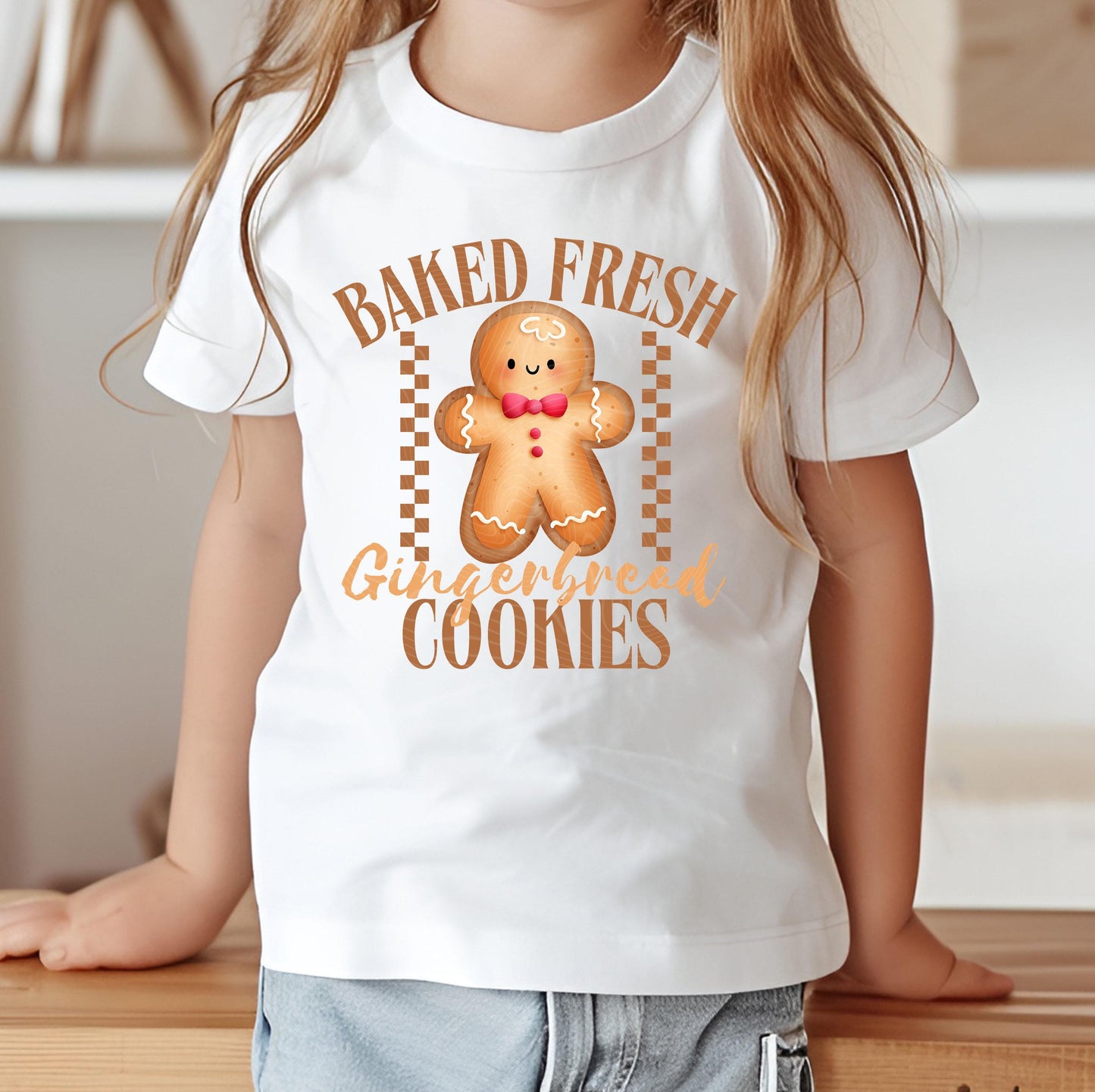Baked Fresh Gingerbread Cookies DTF Transfer Ready For Press, Merry Christmas DTF Prints, Heat Press Transfer, Direct To Film, Christmas Dtf