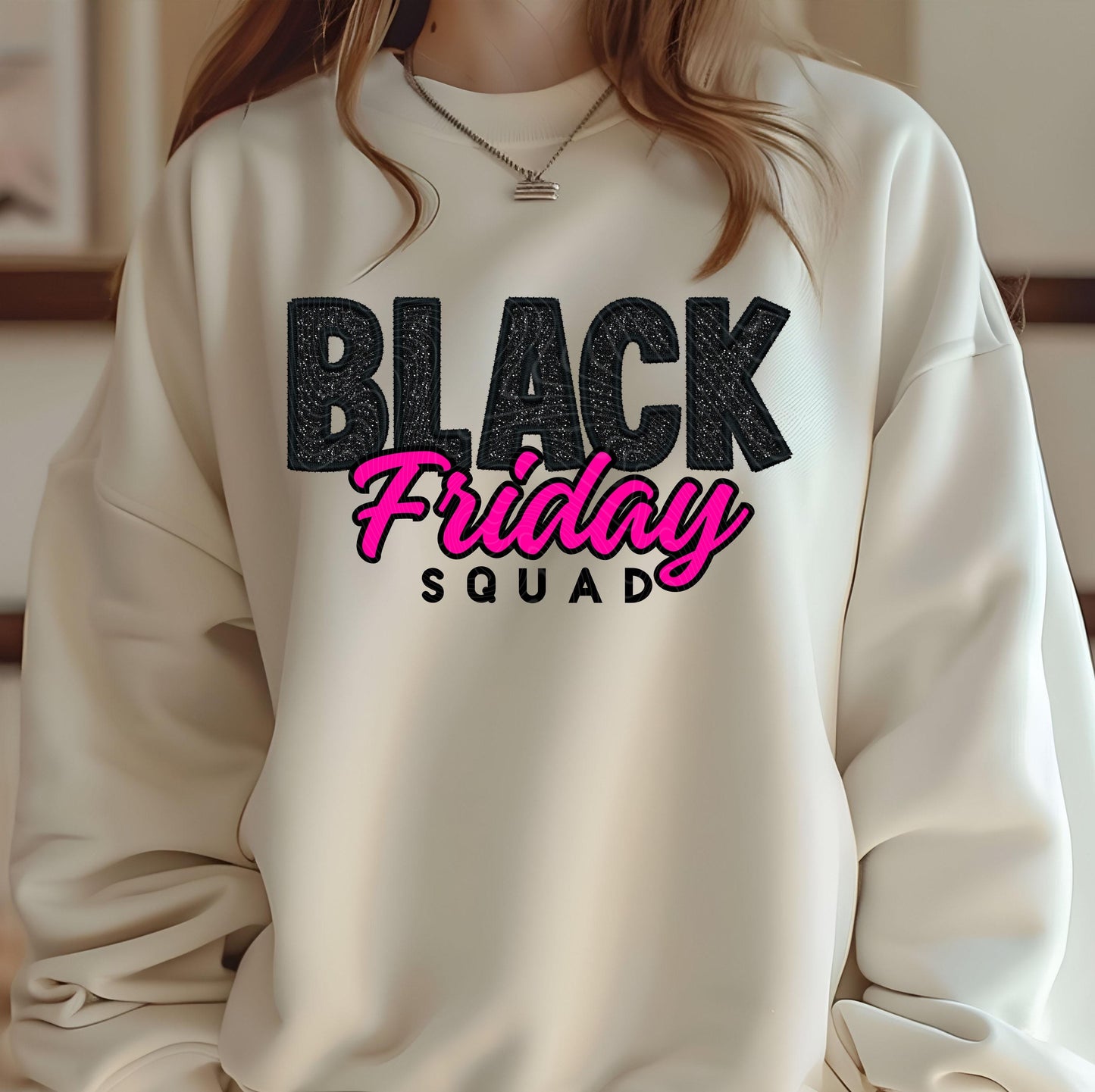 Black Friday Squad DTF Transfer Ready For Press, Christmas Shopping DTF Print, Heat Press Transfer, Direct To Film, Shopping Squad Dtf Print