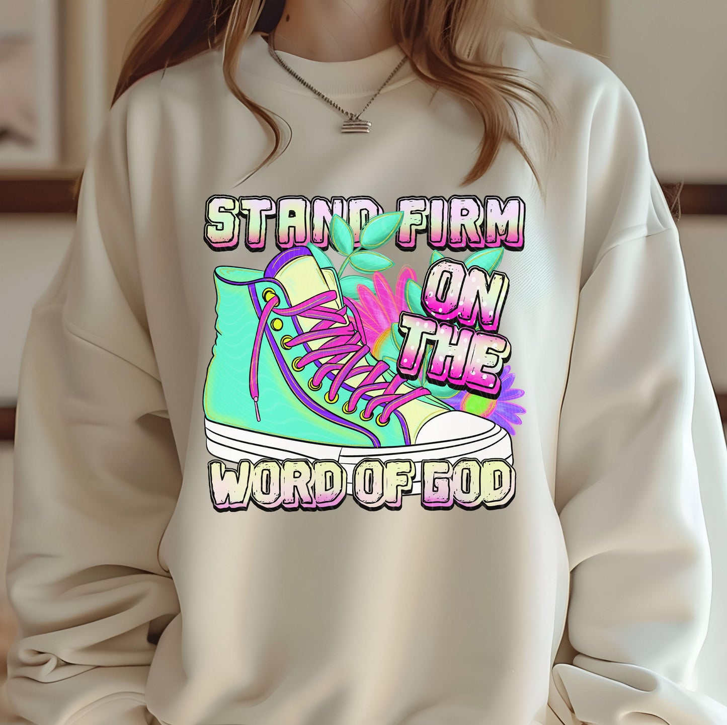 Stand Firm On The Word Of God DTF Transfers Ready For Press, Christian Faith DTF Print, Heat Press Transfer, Direct To Film, God Is Love Dtf