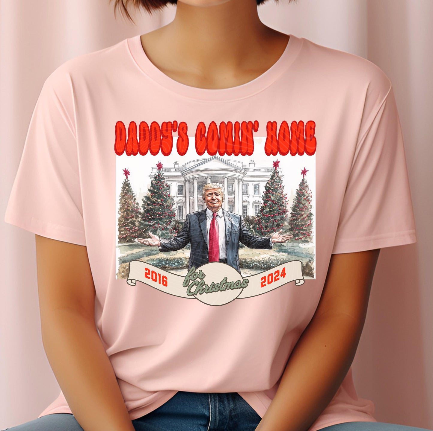 Daddy's Comin Home DTF Transfers, Trump Ready to Press, Trump Transfer, Trump Heat Transfer, Trump 2024, Heat Press Transfer, Direct To Film
