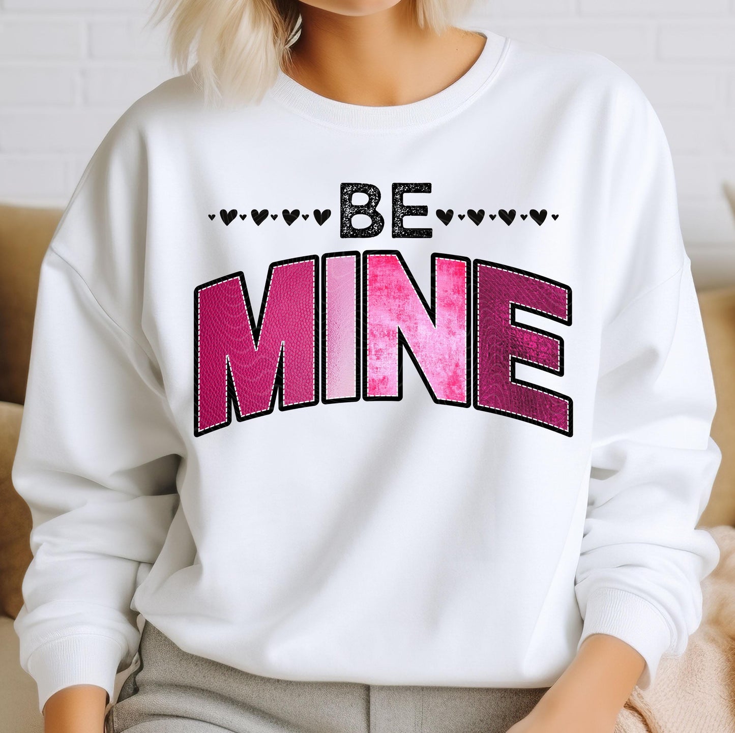Be Mine DTF Transfers Ready For Press, Valentine's Day Dtf Prints, Heat Press Transfers, Direct To Film, Love Transfers, Be Mine Heart Dtf