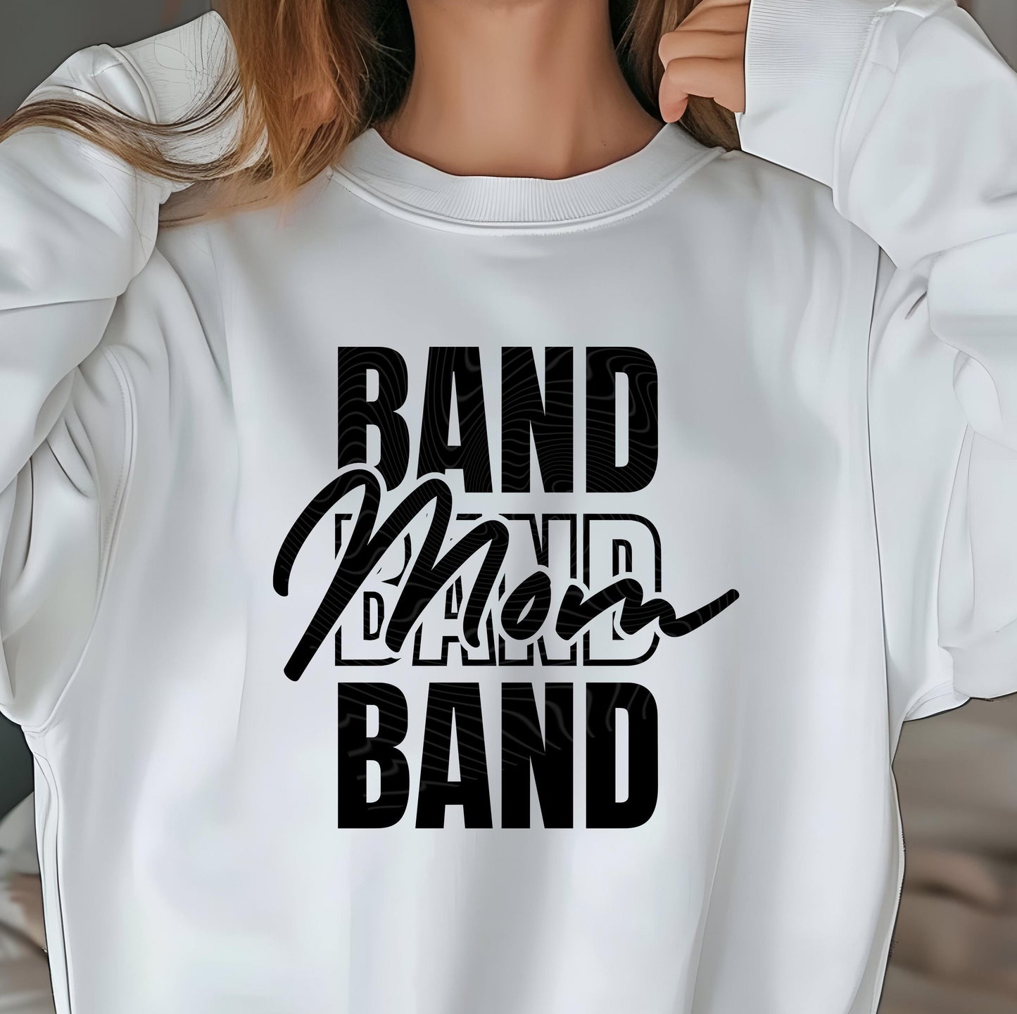Band Mom DTF Transfers Ready For Press, High School Band Mama DTF Prints, Heat Press Transfer, Direct To Film, Marching Band Mother Transfer