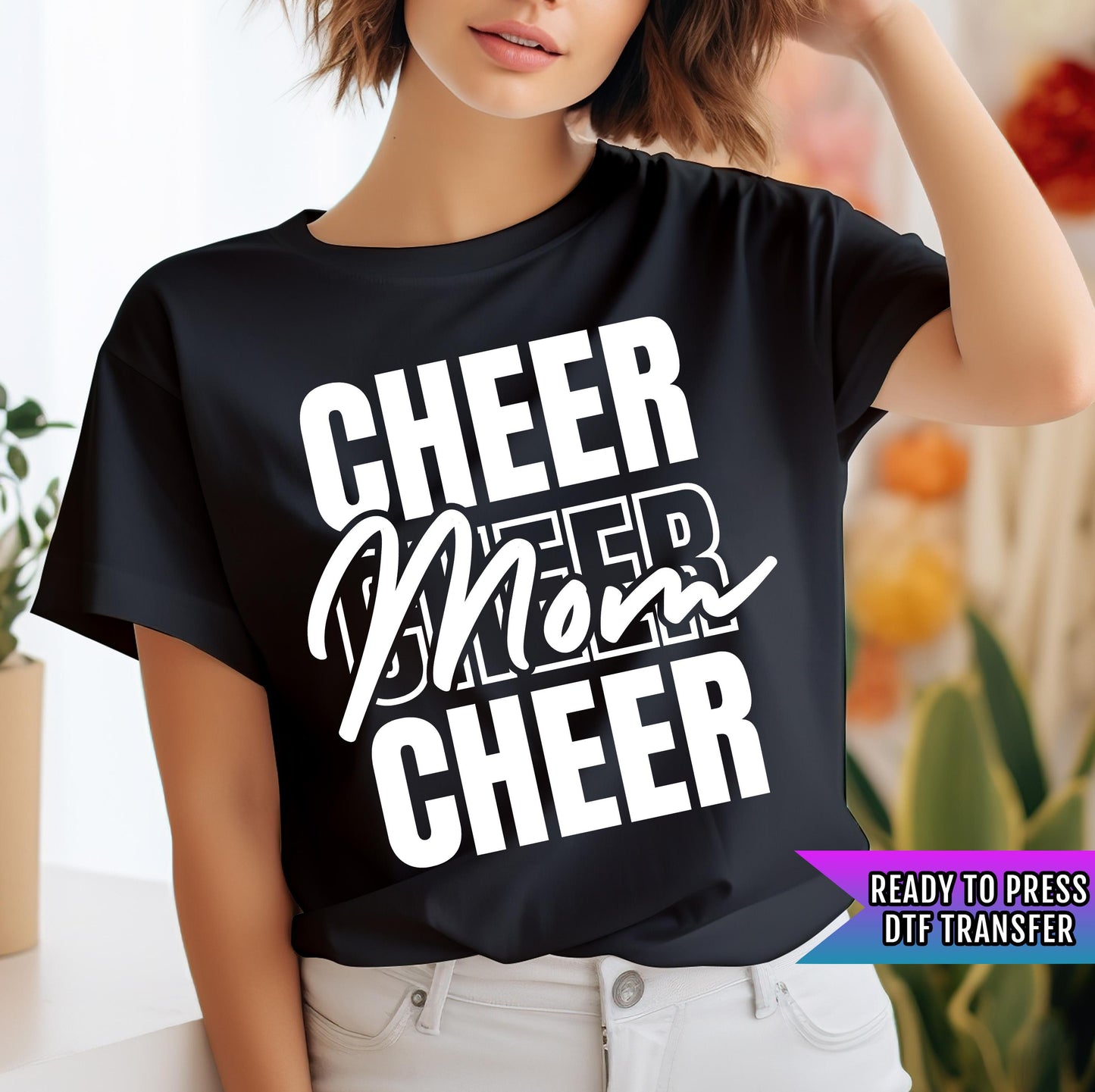Cheer Mom DTF Transfers Ready For Press, Cheer Competition DTF Prints, Heat Press Transfers, Direct To Film, Cheerleading Moms Dtf Transfers