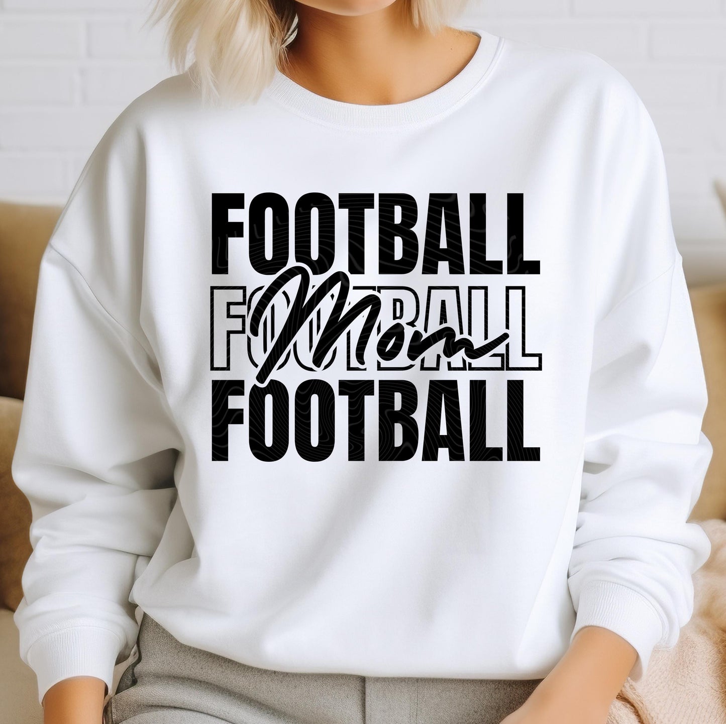 Football Mom DTF Transfers Ready For Press, Football DTF Prints, Heat Press Transfers, Direct To Film, Game Day Transfers, Mommy Transfers