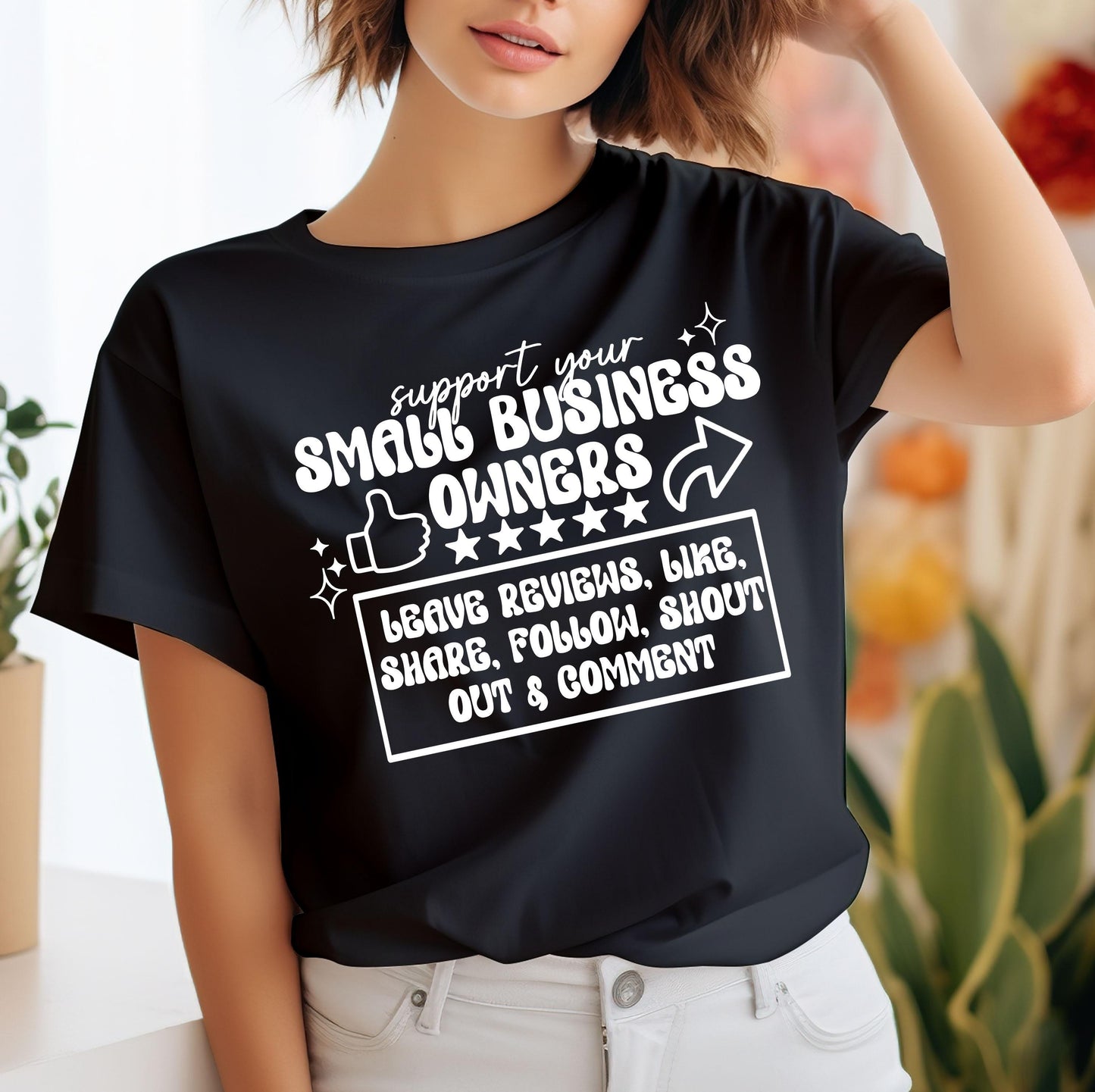 Support Small Business Owners DTF Transfers Ready For Press, Entrepreneur DTF Prints, Heat Press Transfer, Direct To Film, Business Transfer