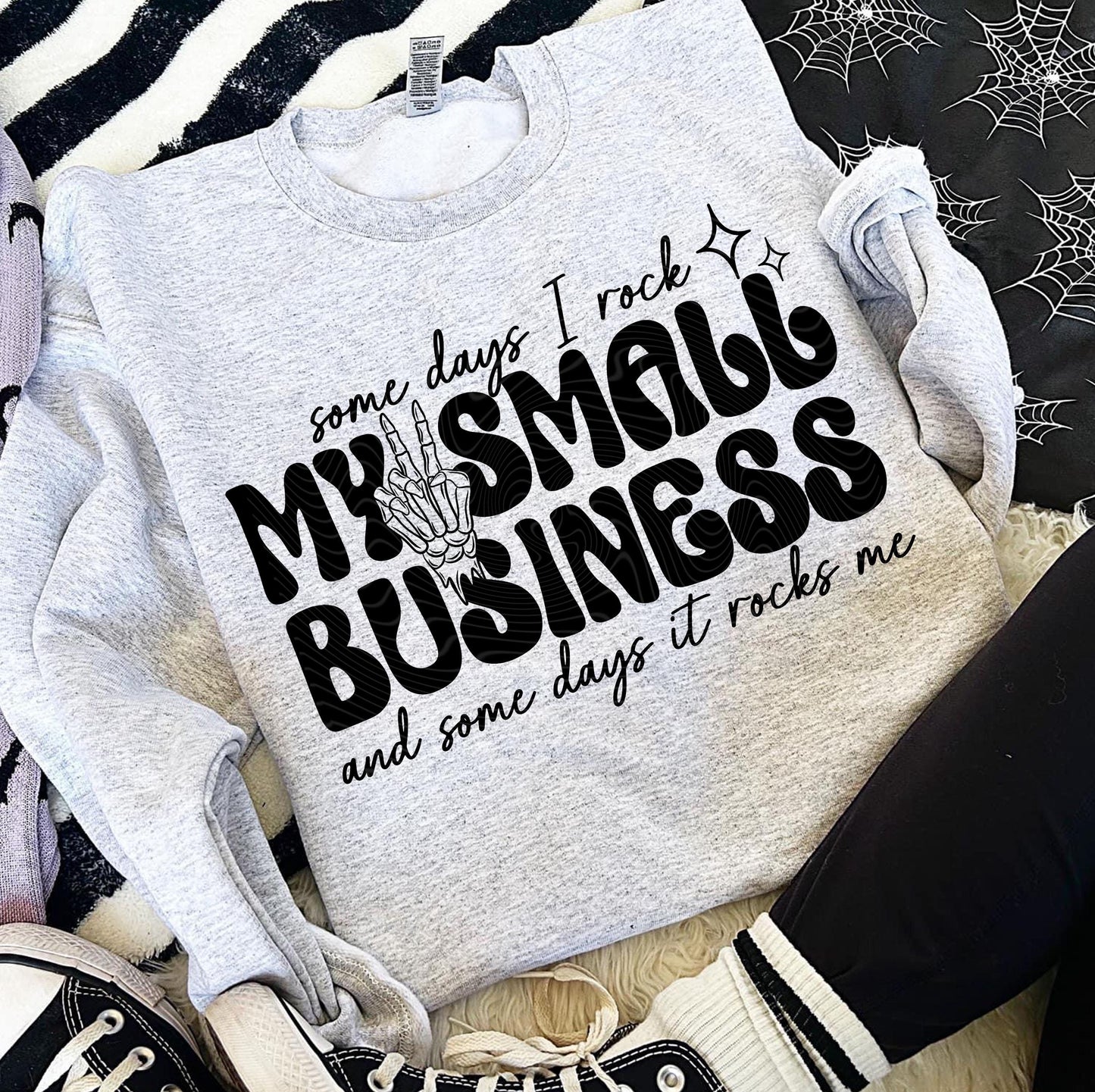 Rock Small Business DTF Transfers Ready For Press, Entrepreneur Dtf Prints, Heat Press Transfers, Direct To Film, Business Owners Transfers