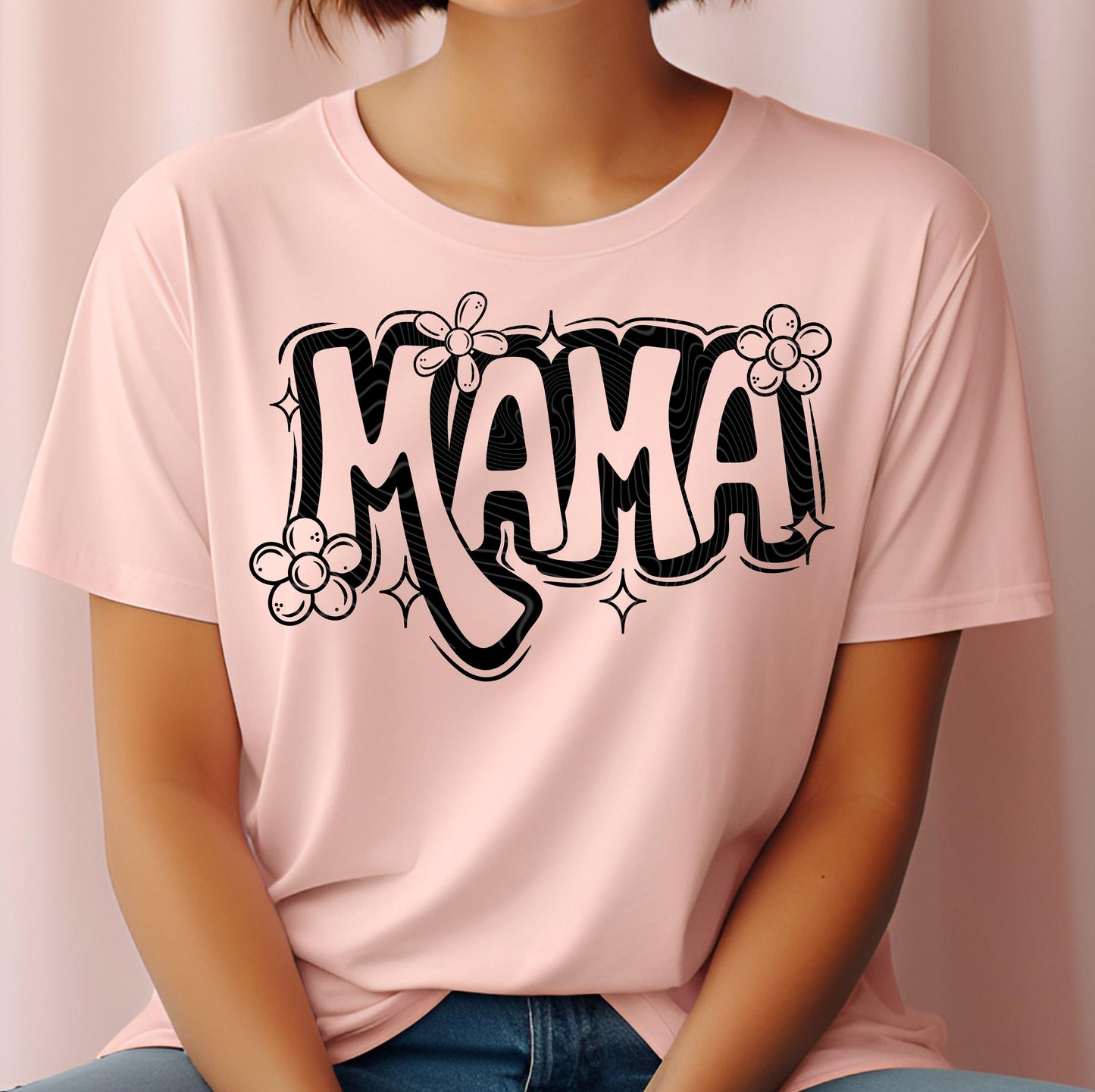 Floral Mama DTF Transfers Ready For Press, Mother's Day Dtf Prints, Direct To Film, Heat Press Transfers, Mommy Dtf Transfers, Mom Transfers