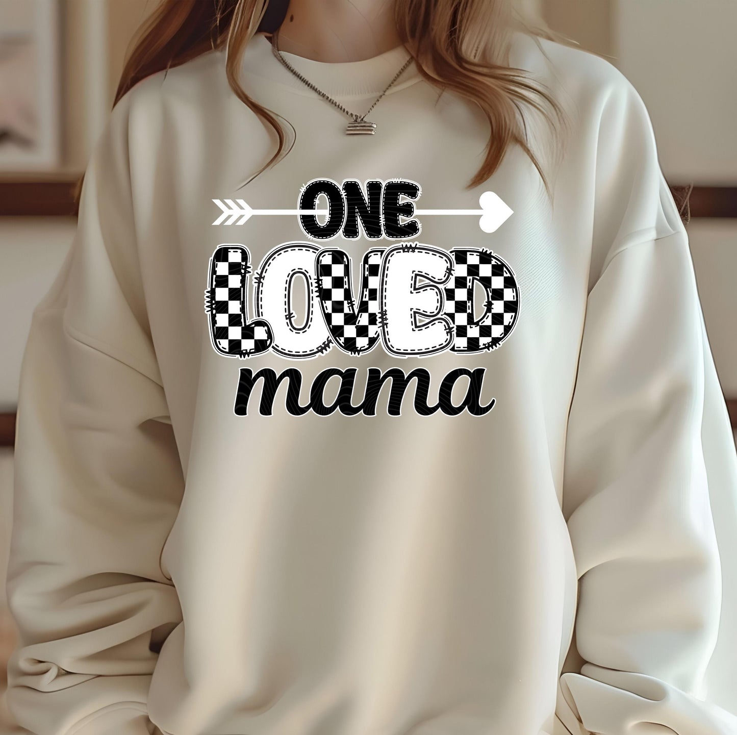 One Loved Mama DTF Transfer Ready For Press, Happy Valentine's Day DTF Print, Heat Press Transfer, Mother Dtf, Direct To Film, Love Transfer
