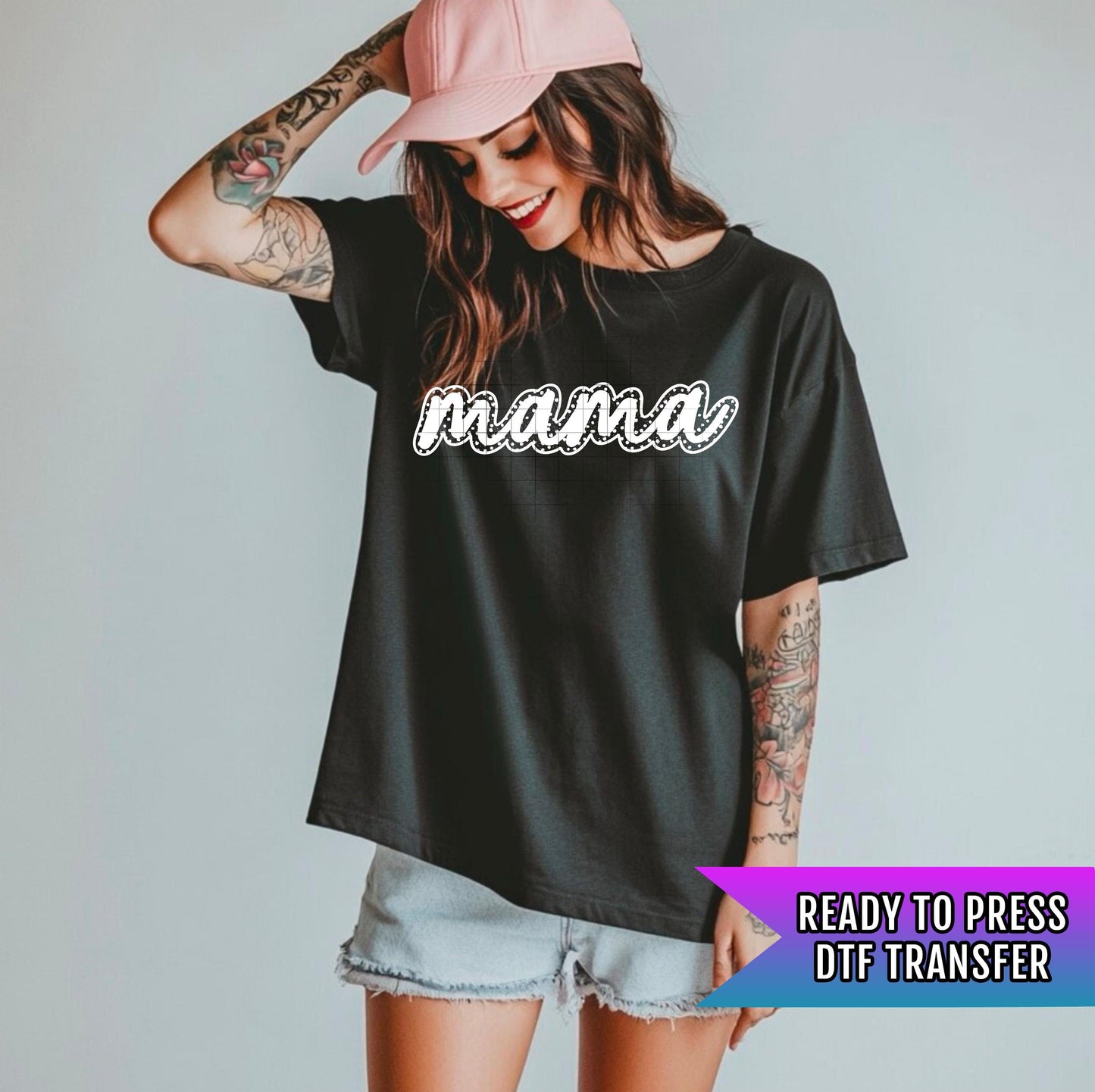 Mama DTF Transfer Ready For Press, Mama DTF Prints, Heat Press Transfer, Direct To Film, Mama DTF Prints, Mama Transfers, Mom Transfers