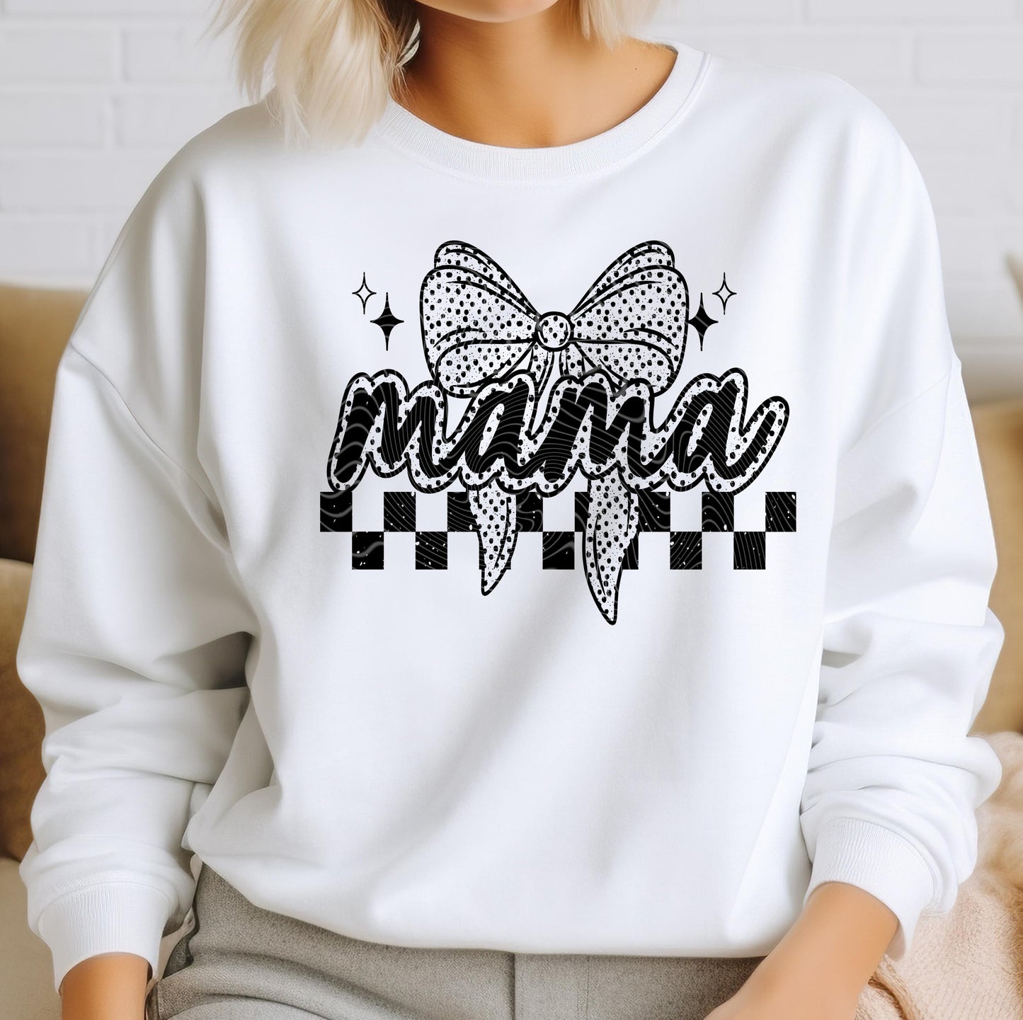 Mama DTF Transfer Ready For Press, Mama DTF Prints, Mom DTF Prints, Heat Press Transfer, Mom Transfers, Direct To Film, Mama Bow Transfers