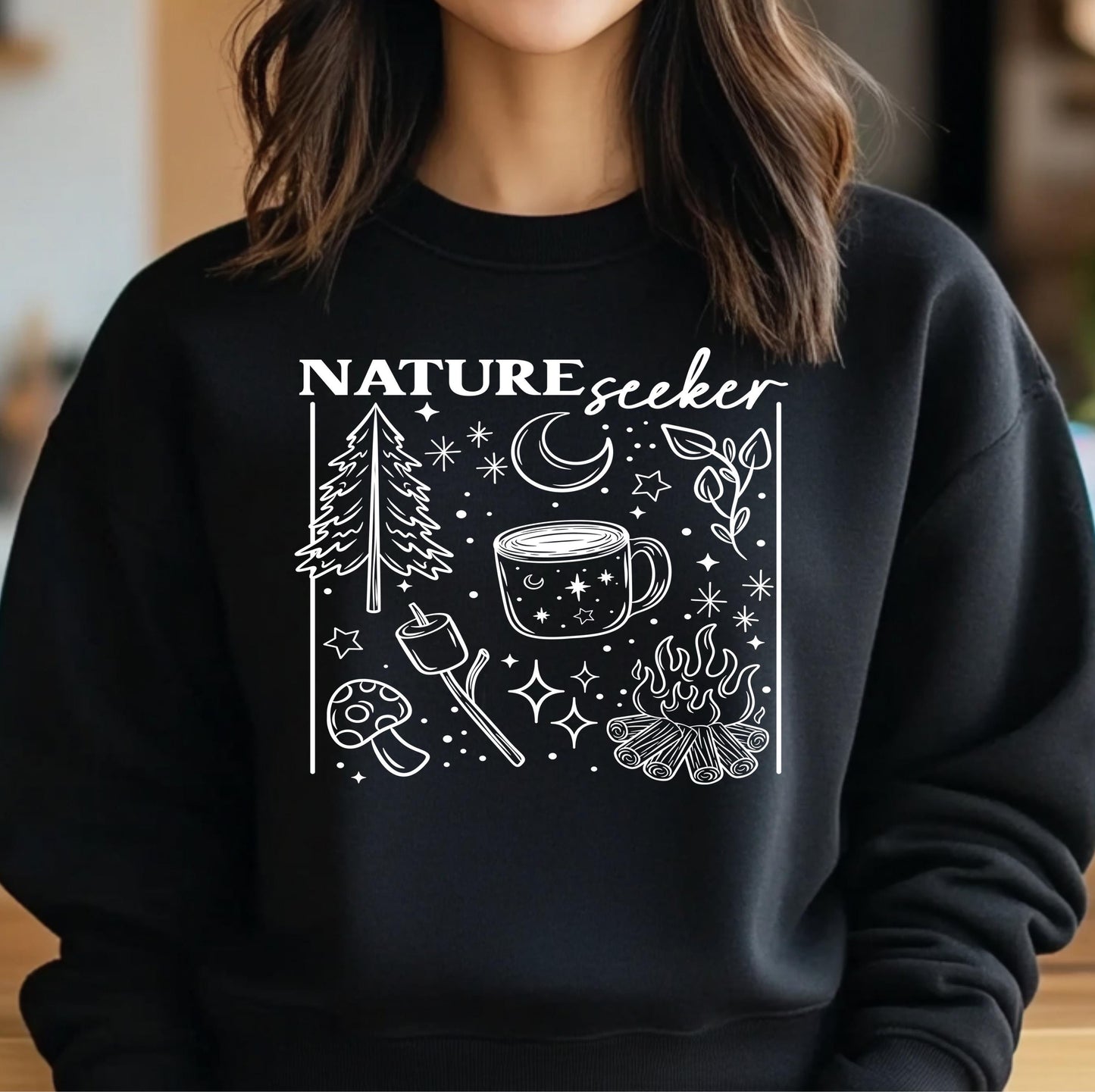 Nature Seeker DTF Transfers Ready For Press, Camping Dtf Prints, Heat Press Transfer, Direct To Film, Hot Peel Dtf, Camping Transfers