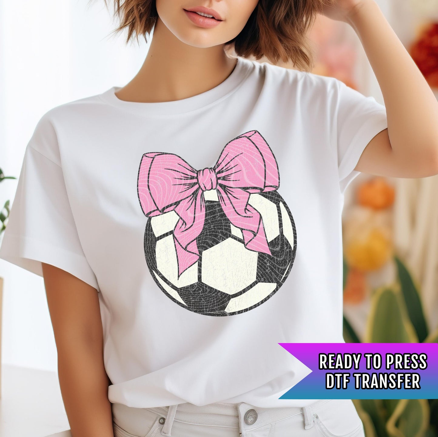 Soccer Bow DTF Transfers Ready For Press, Soccer Mama DTF Prints, Heat Press Transfers, Direct To Film, Soccer Season Dtf, T-shirt Transfer