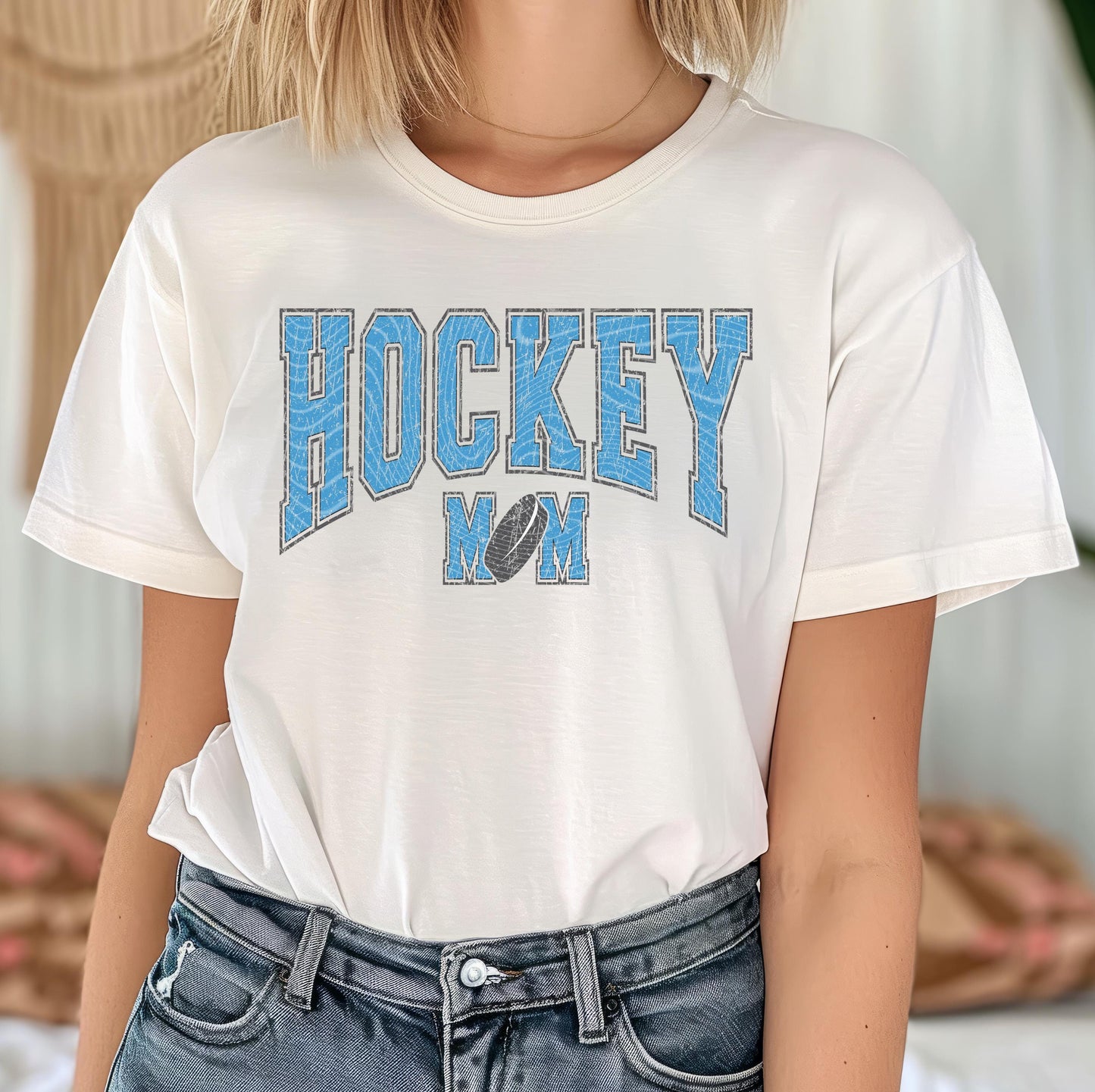 Hockey Mom DTF Transfers Ready For Press, Hockey DTF Print, Heat Press Transfer, Hockey Heat Press Transfer, Direct To Film, Hockey Transfer
