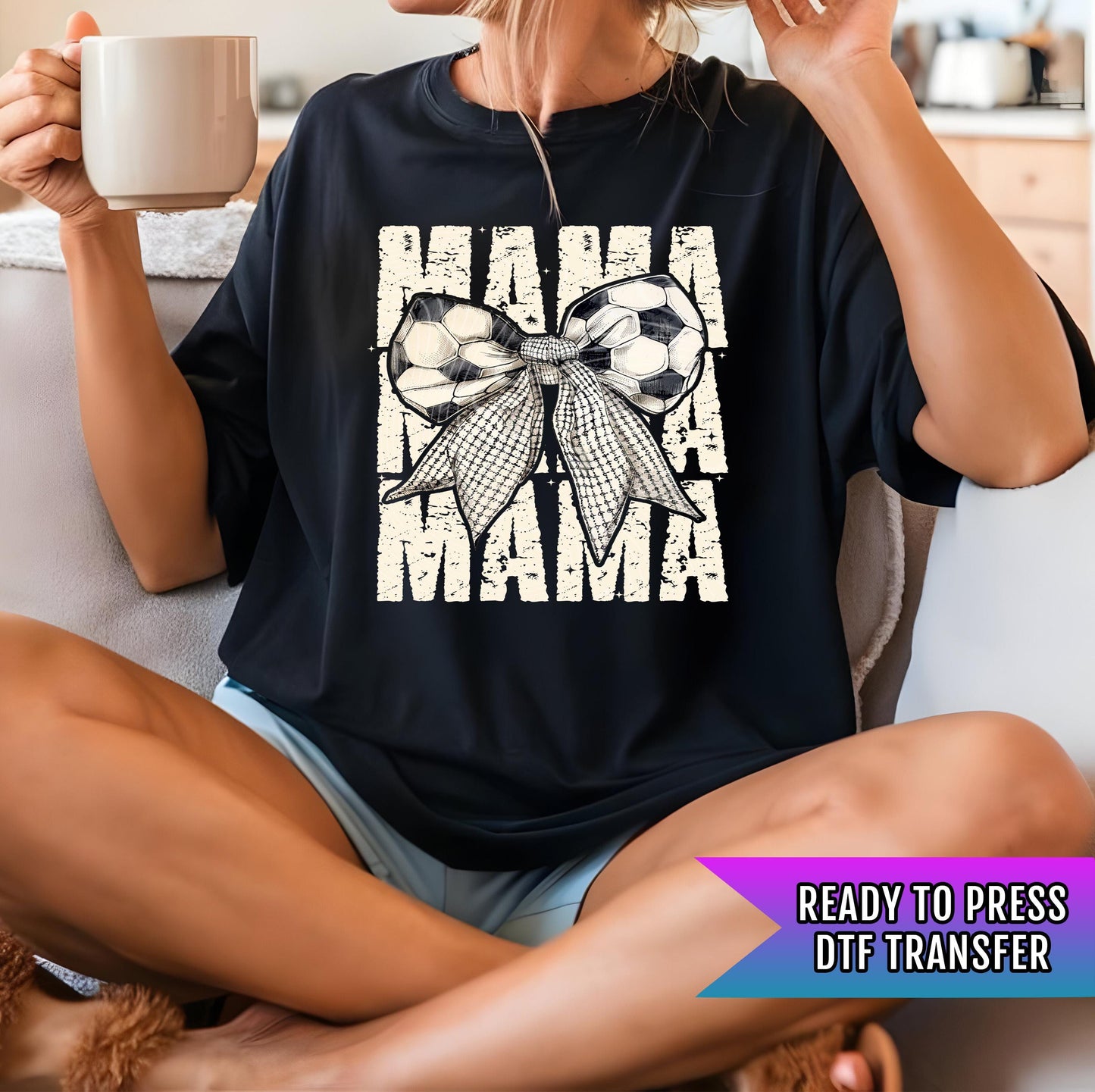 Soccer Mama DTF Transfers Ready For Press, Soccer Mom DTF Prints, Heat Press Transfers, Direct To Film, Soccer Season Dtf Transfers