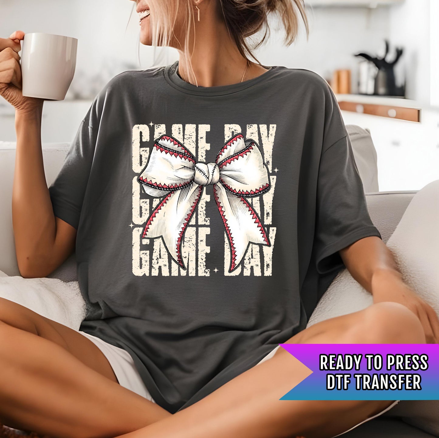 Baseball Game Day DTF Transfers Ready For Press, Baseball DTF Prints, Heat Press Transfer, Direct To Film, Custom DTF, Baseball Dtf Transfer