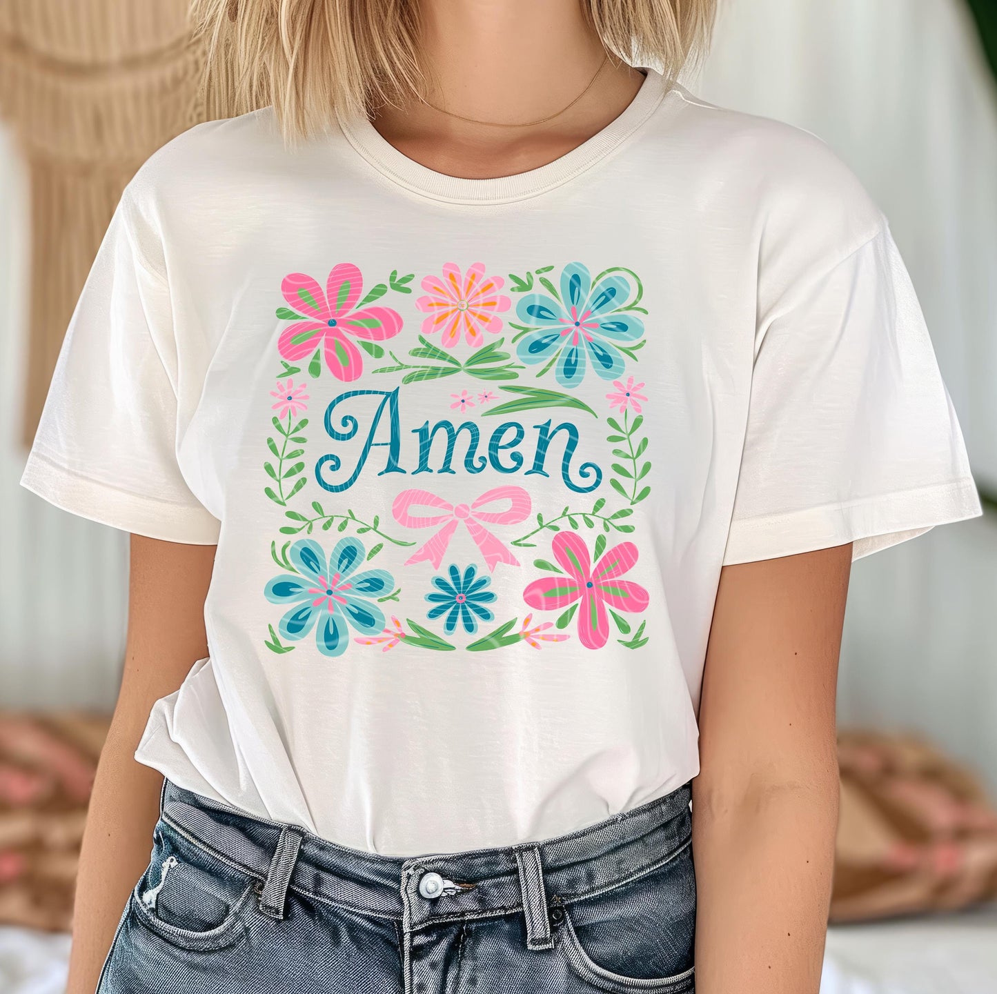 Amen DTF Transfers Ready For Press, Amen Floral Dtf Prints, Heat Press Transfers, Direct To Film, Faith Dtf Transfers, Custom Dtf Transfers