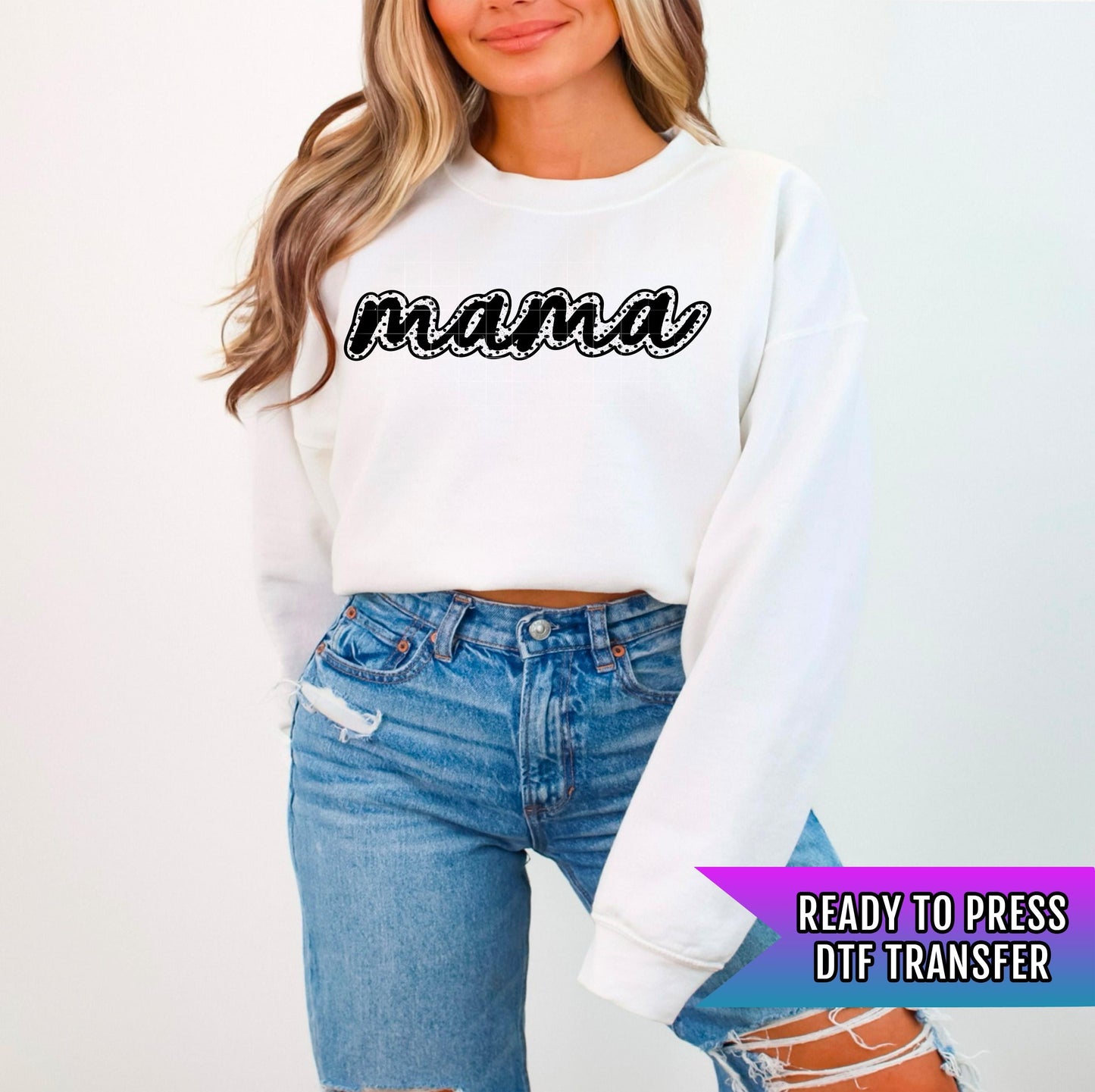 Mama DTF Transfer Ready For Press, Mama DTF Prints, Heat Press Transfer, Direct To Film, Mama DTF Prints, Mama Transfers, Mom Transfers