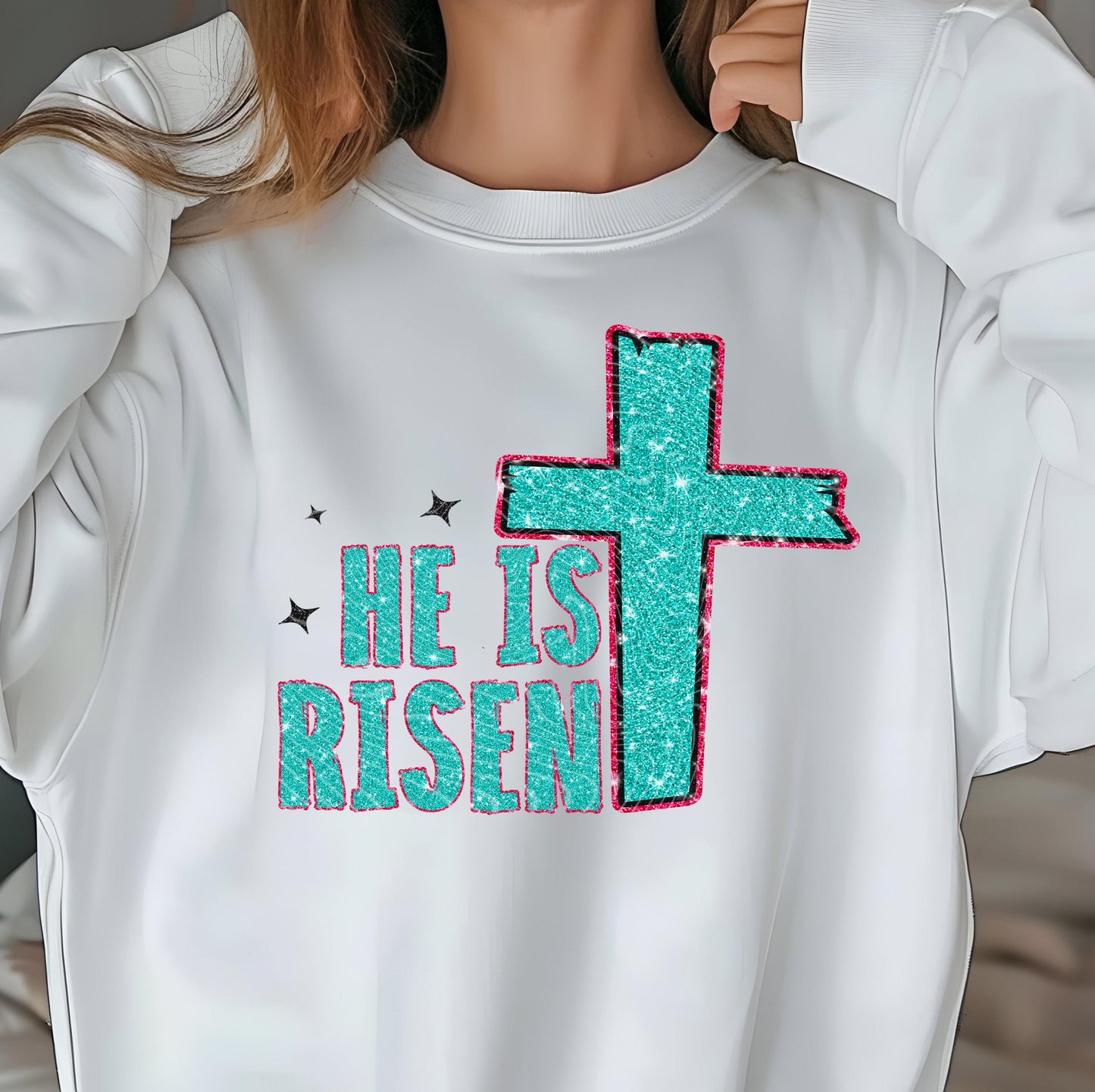 He is Risen DTF Transfers Ready For Press, Christian DTF Transfers, Heat Press Transfer, Direct To Film, Bible Verse Transfer, Religious Dtf