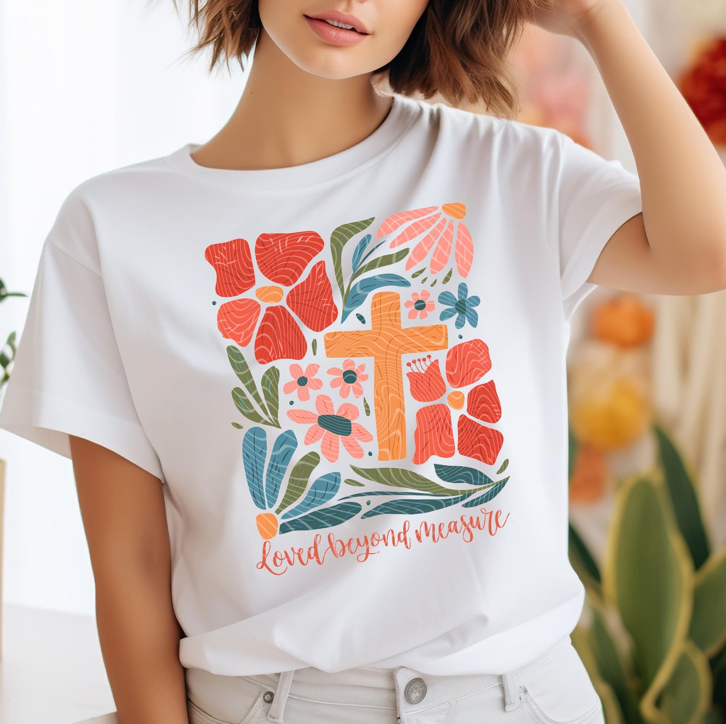 Loved Beyond Measure DTF Transfer Ready For Press, Christian DTF Print, Heat Press Transfer, Ready For Press, Faith Dtf, Direct To Film