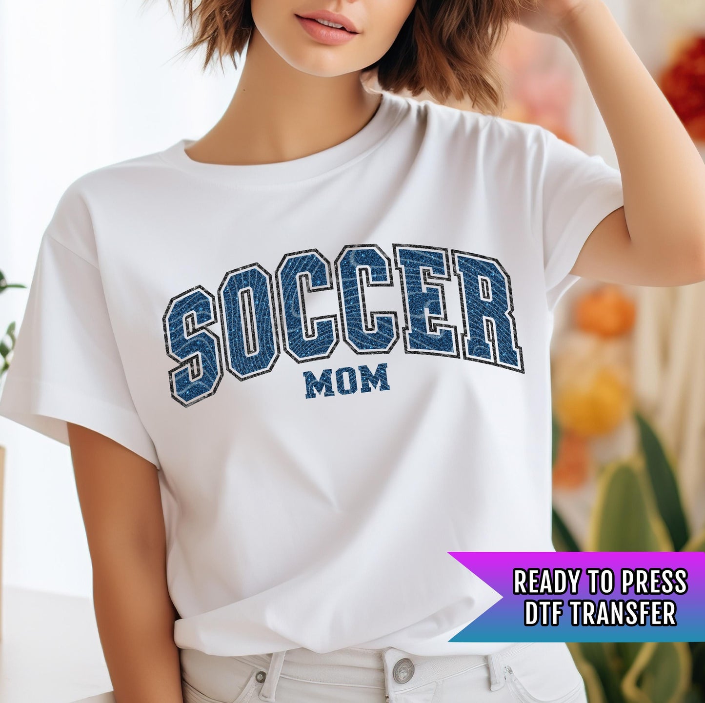Soccer Mom DTF Transfers Ready For Press, Soccer DTF Prints, Heat Press Transfers, Direct To Film, Soccer Season Dtf Transfers, Soccer Dtf