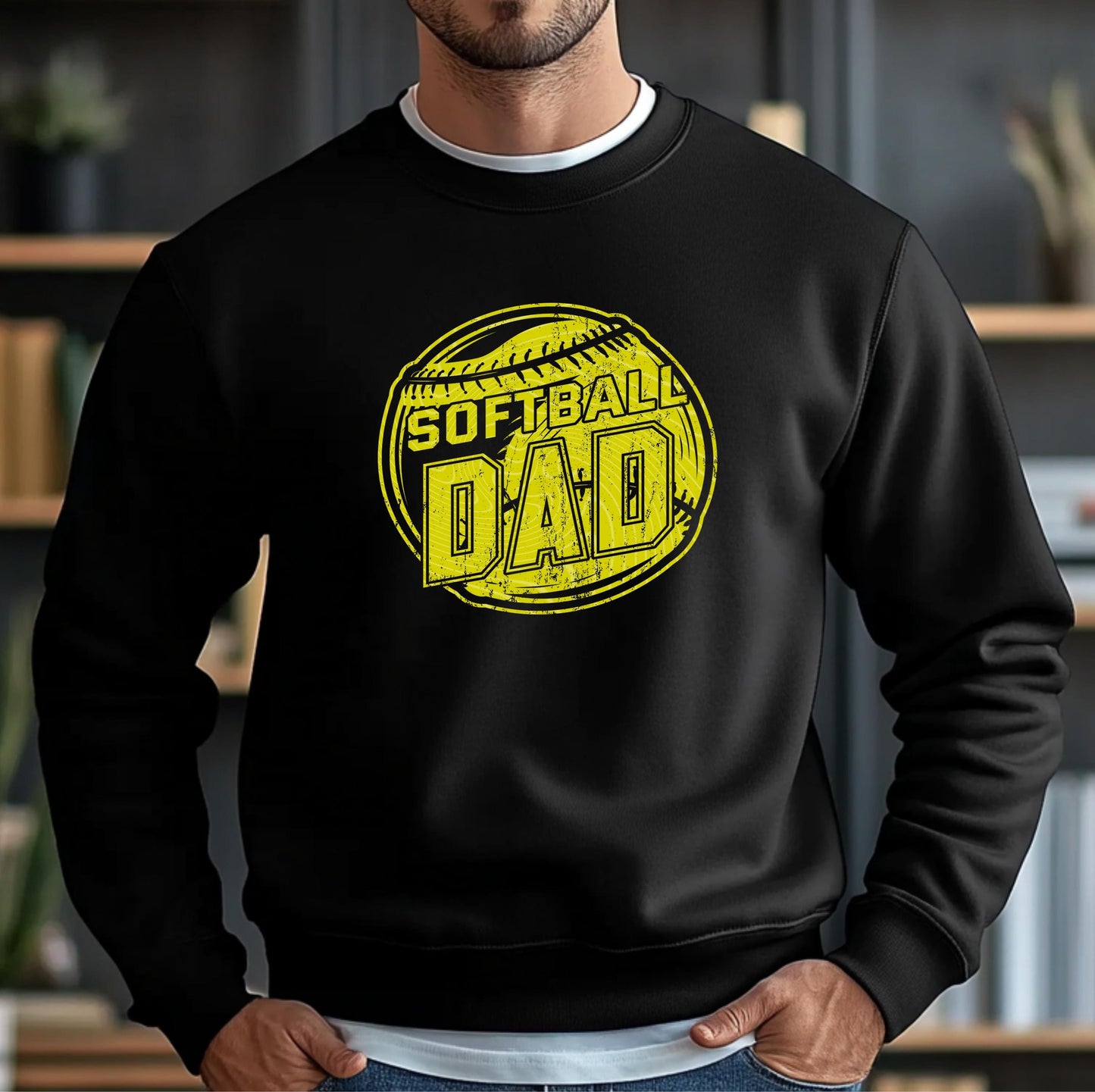 Softball Dad DTF Transfers Ready For Press, Softball Ball DTF Prints, Heat Press Transfers, Direct To Film, Softball Season Dtf Transfers