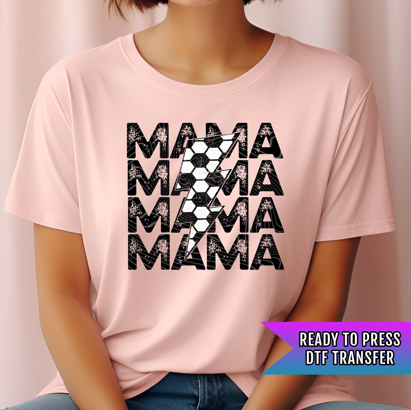 Soccer Mama DTF Transfers Ready For Press, Soccer DTF Prints, Heat Press Transfers, Direct To Film, Soccer Season Dtf Transfer, Retro Soccer