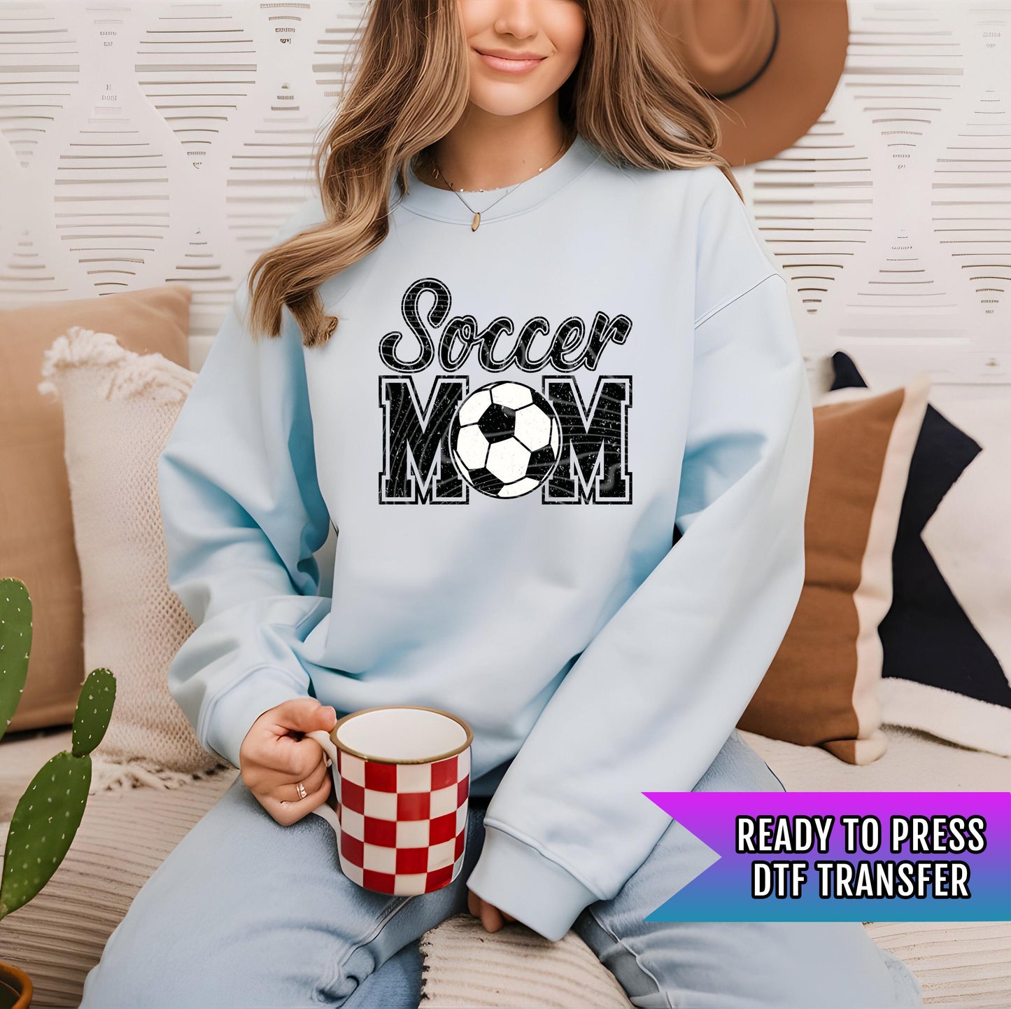 Soccer Mom DTF Transfers Ready For Press, Soccer DTF Prints, Heat Press Transfers, Direct To Film, Soccer Season Dtf Transfers, Soccer Dtf