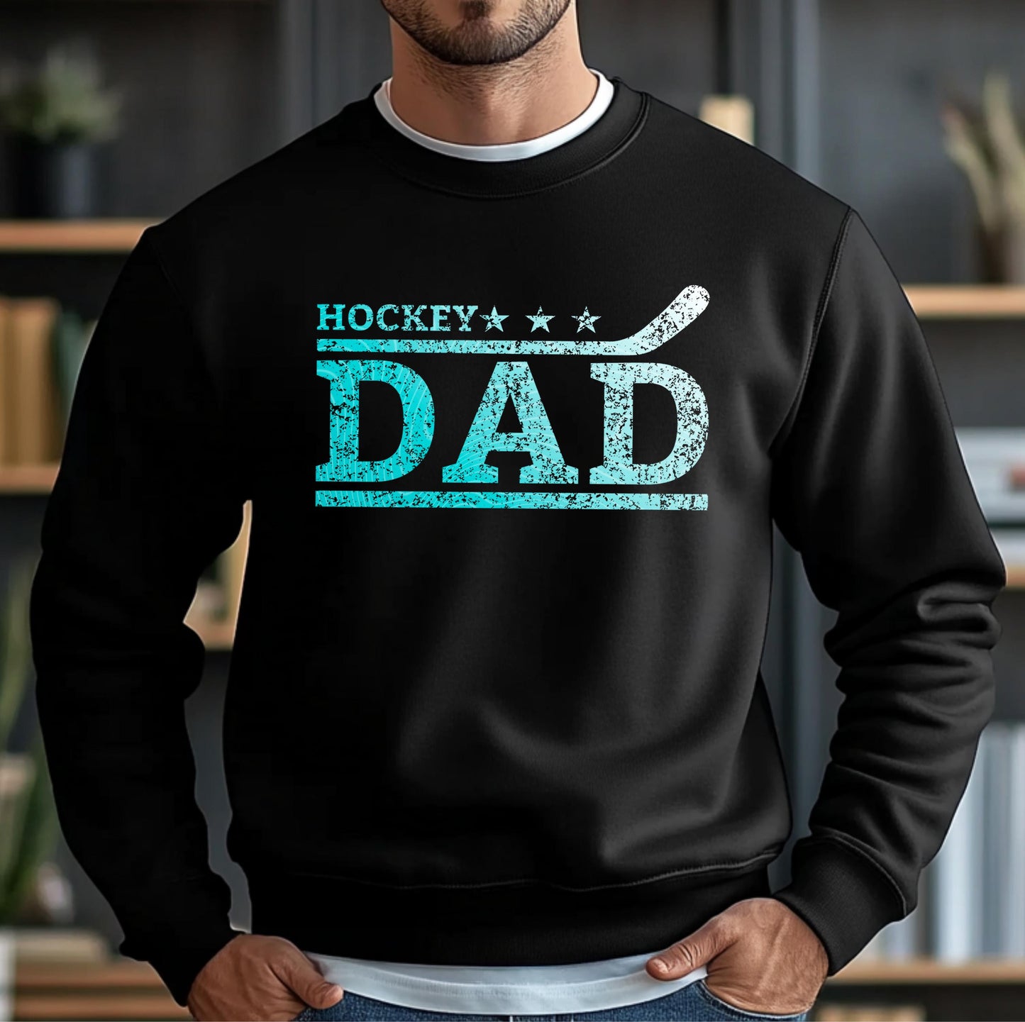Hockey Dad DTF Transfers Ready For Press, Hockey DTF Print, Heat Press Transfer, Direct To Film, Hockey Sticks Transfer, Hockey Transfers