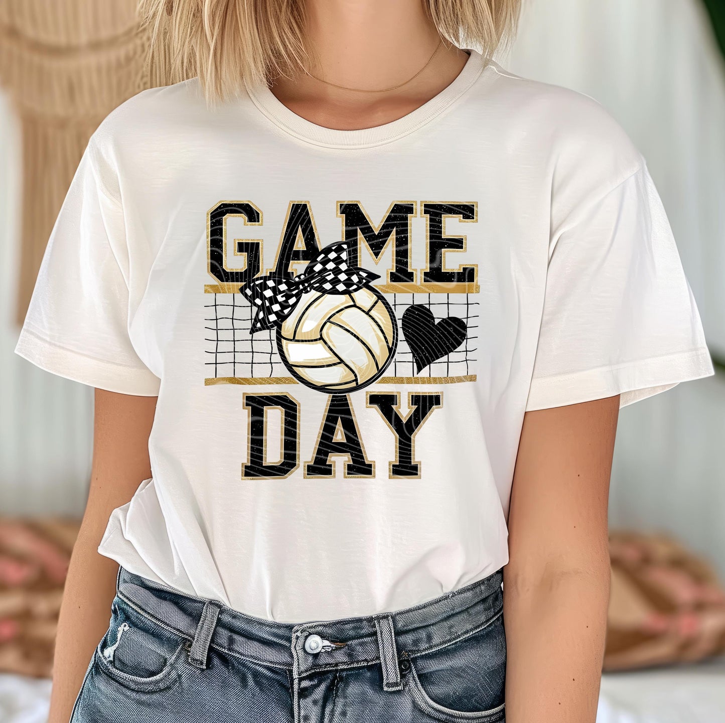 Volleyball Game Day DTF Transfer Ready For Press, Volleyball DTF Prints, Heat Press Transfer, Direct To Film, Game Day Transfers, Sports Dtf