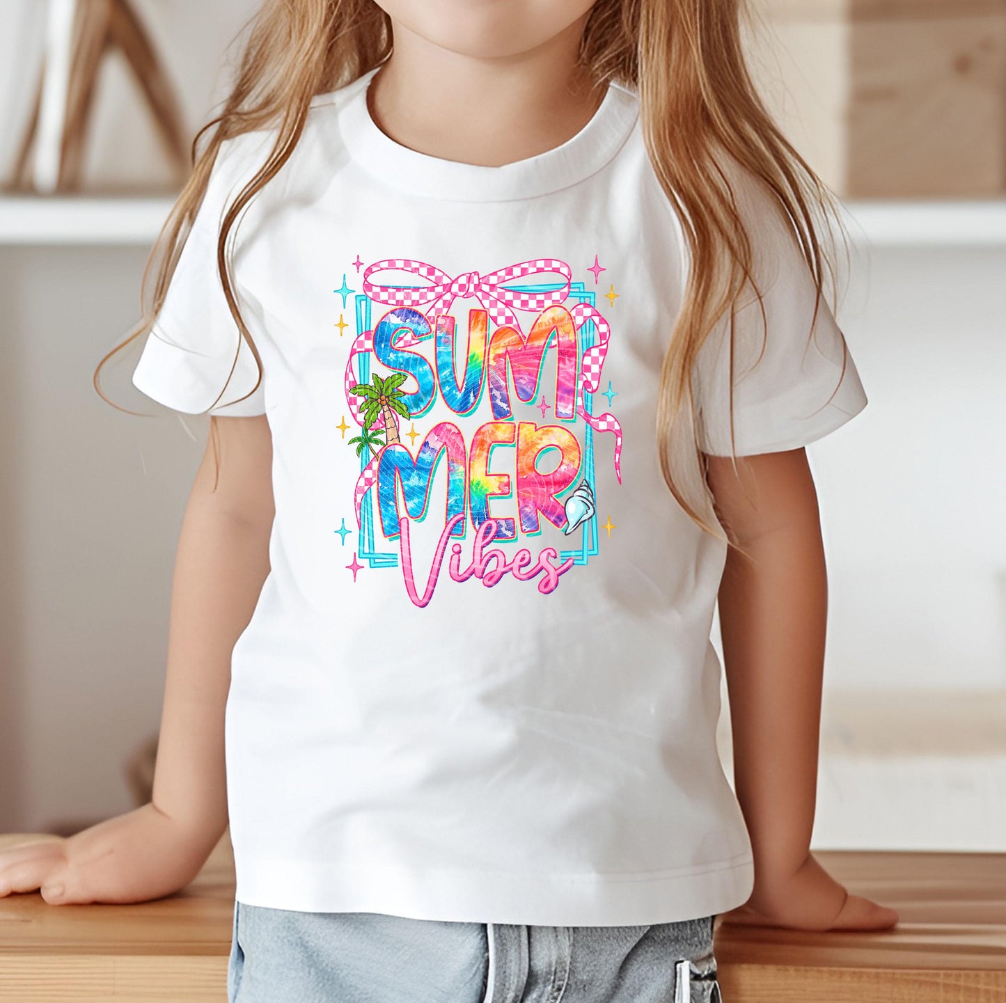 Summer Vibes DTF Transfers, Summer DTF Transfers Ready For Press, Heat Press Transfers, DTF Print, Direct To Film, Bulk Dft, Custom Transfer