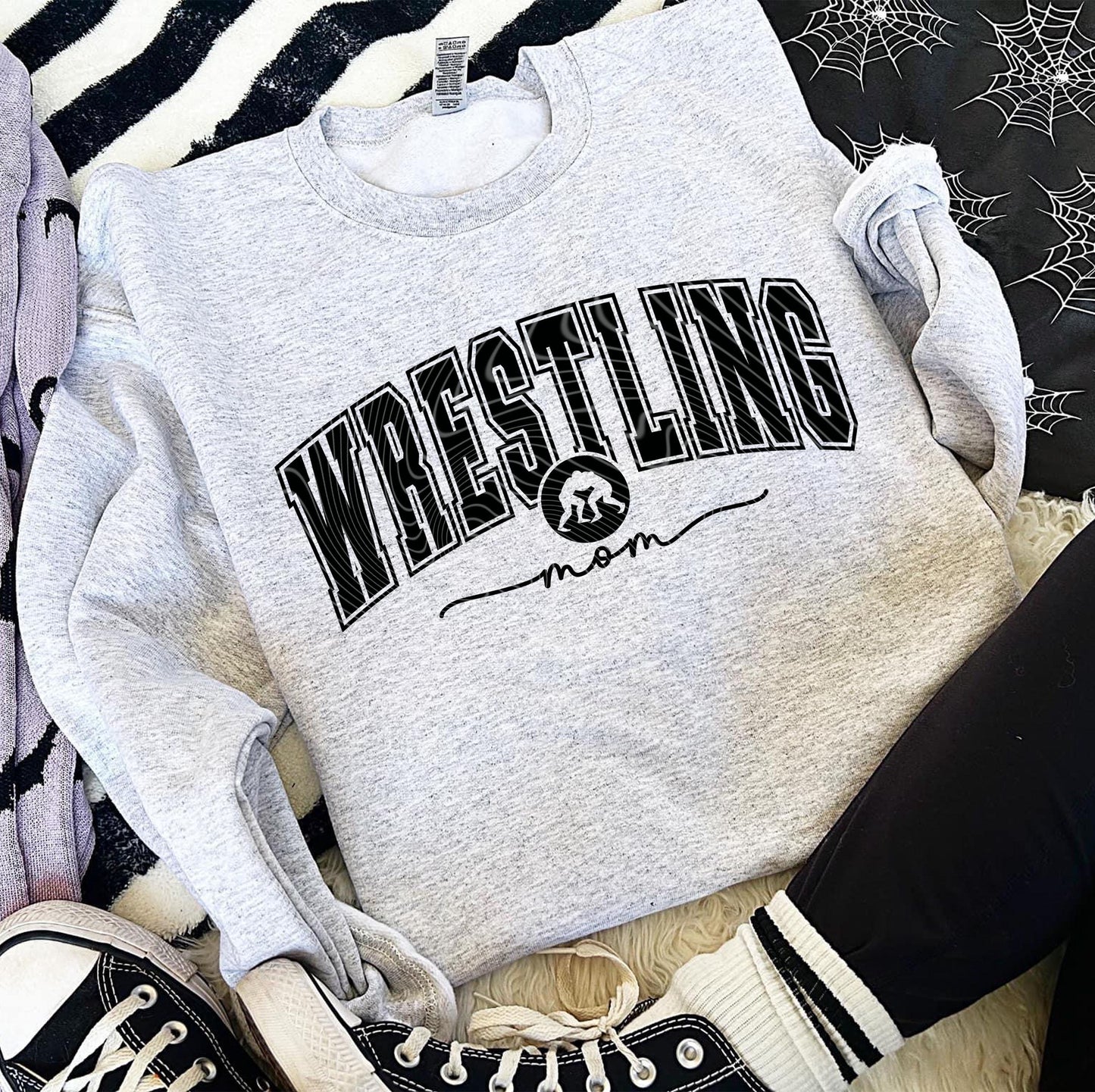 Wrestling Mom DTF Transfers Ready For Press, Wrestling DTF Prints, Heat Press Transfers, Direct To Film, Game Day Transfers, Sports Transfer