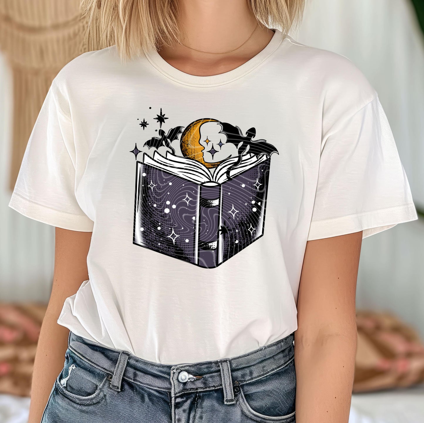 Do Not Disturb DTF Transfer, Book DTF Transfer Ready For Press, Heat Press Transfer, Book Dtf Prints, Girly Halloween, Spooky Cute Transfer