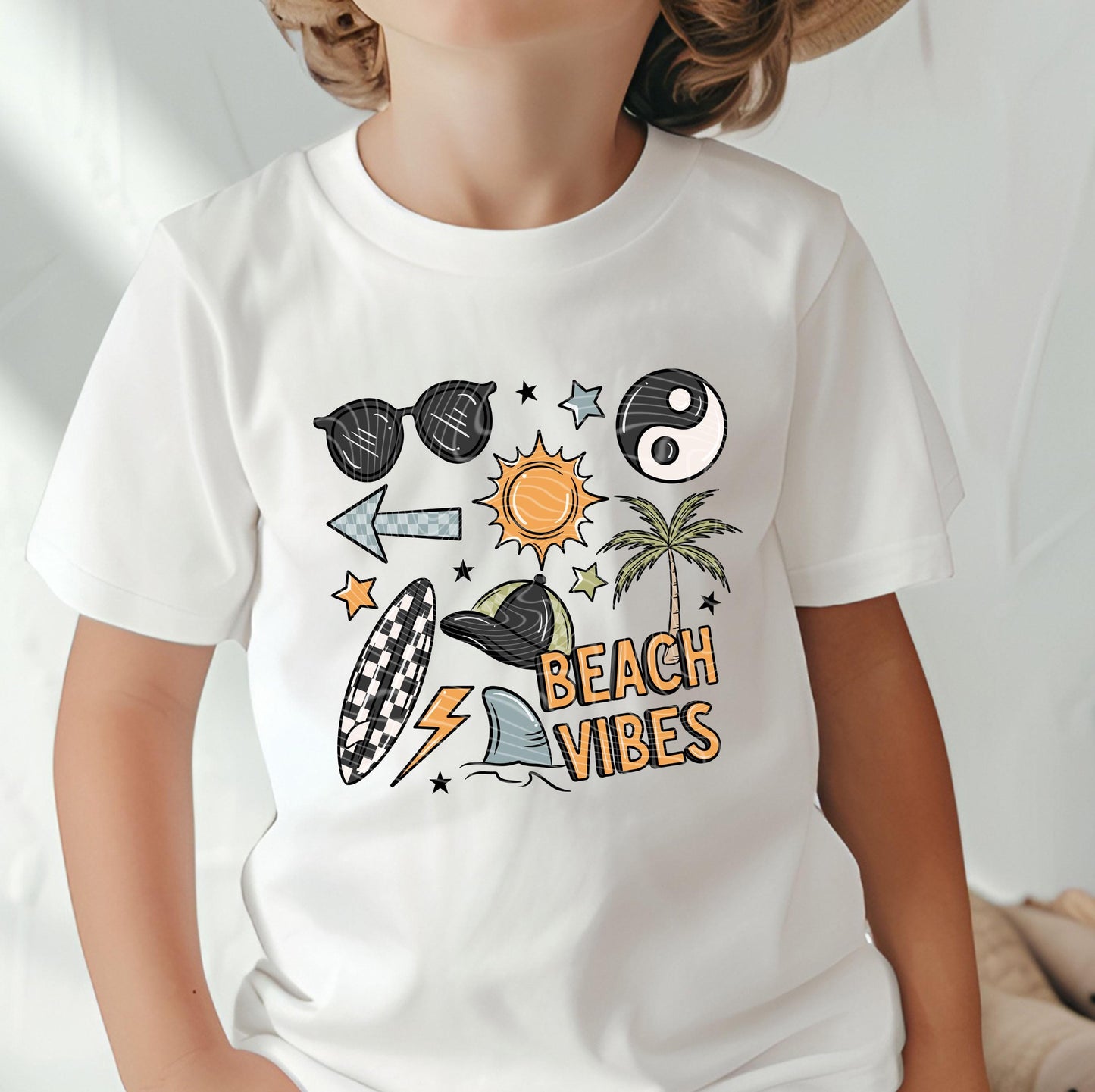 Beach Vibes DTF Transfers, Summer DTF Transfers Ready For Press, Summer Transfers, Heat Press Transfers, DTF Print, Direct To Film, Bulk Dft