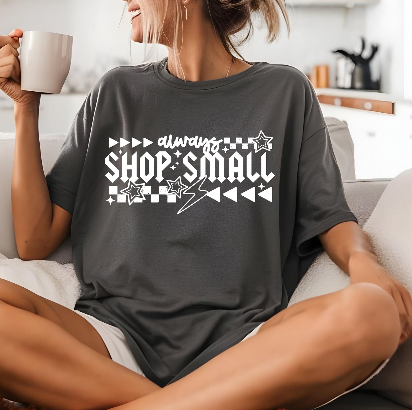 Always Shop Small DTF Transfers Ready For Press, Support Small Business Dtf Prints, Direct To Film, Custom Transfers, Heat Press Transfers