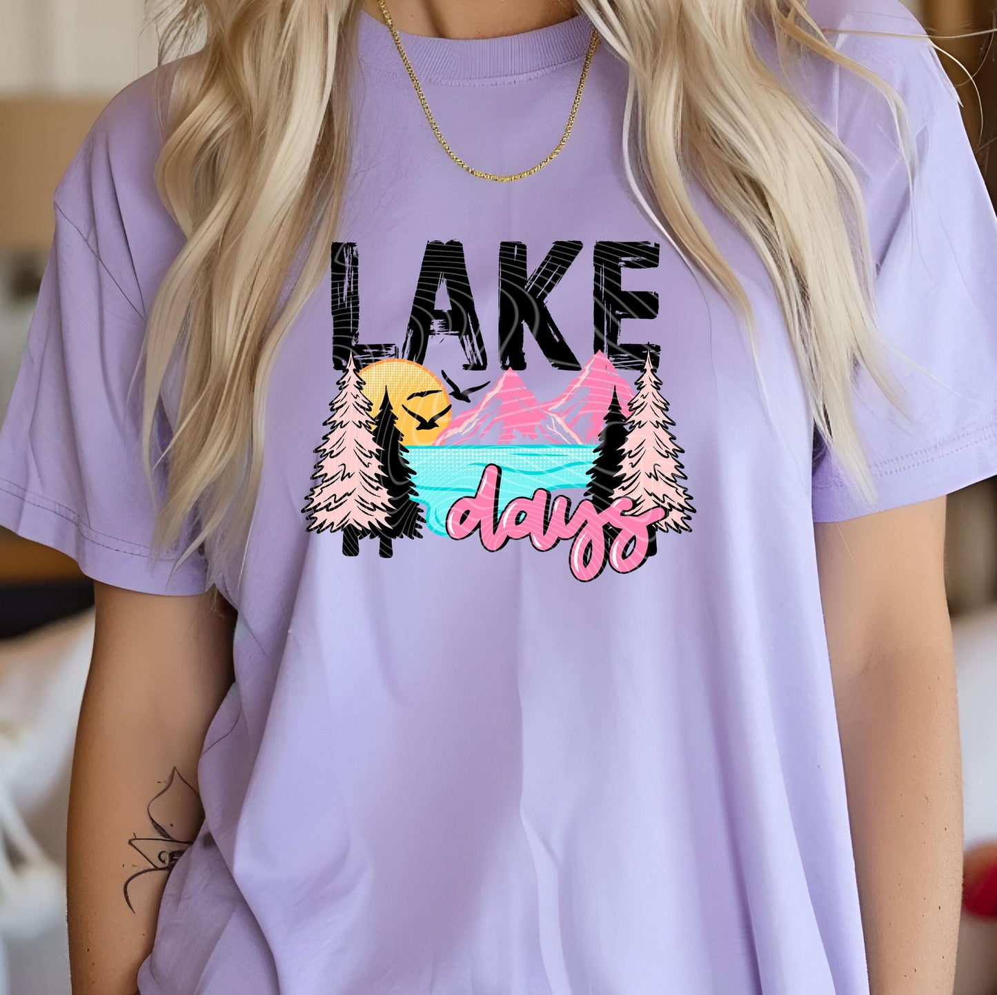 Lake Days DTF Transfers, Summer DTF Transfers Ready For Press, Heat Press Transfers, DTF Print, Direct To Film, Bulk Dft, Custom Transfer