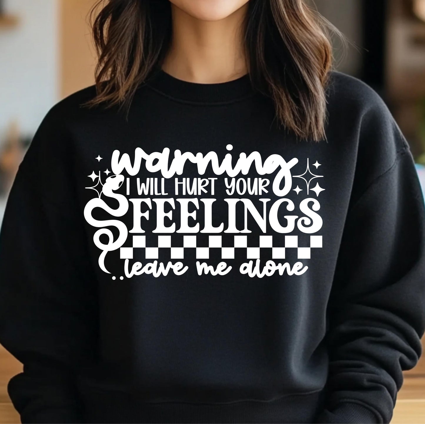 Warning Feelings DTF Transfer Ready For Press, Sarcastic Dtf Print, Funny DTF, Heat Press Transfer Direct To Film Custom Transfer, Humor Dtf