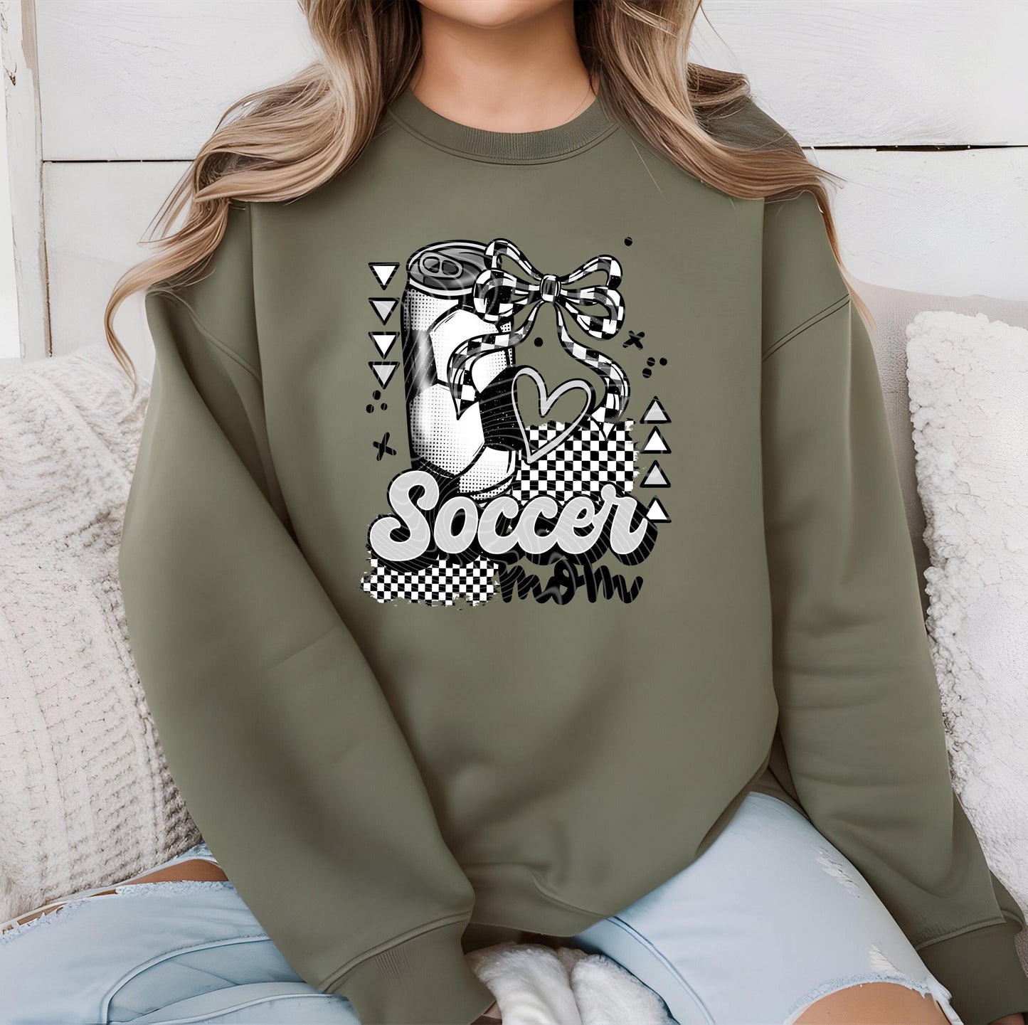 Soccer Mom DTF Transfer, Mother DTF Transfer Ready For Press, Heat Press Transfers, Coquette Bow Transfers, Direct To Film, Custom Transfers