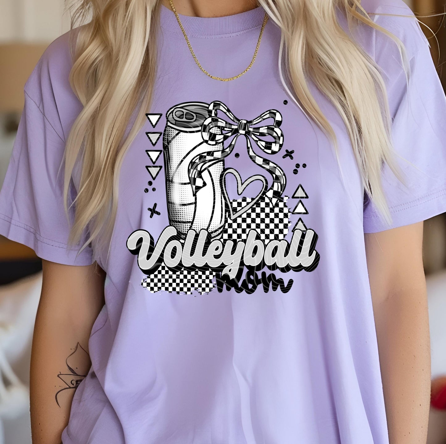 Volleyball Mom DTF Transfer, Mother DTF Transfer Ready For Press, Heat Press Transfers, Coquette Bow Transfer Direct To Film Custom Transfer